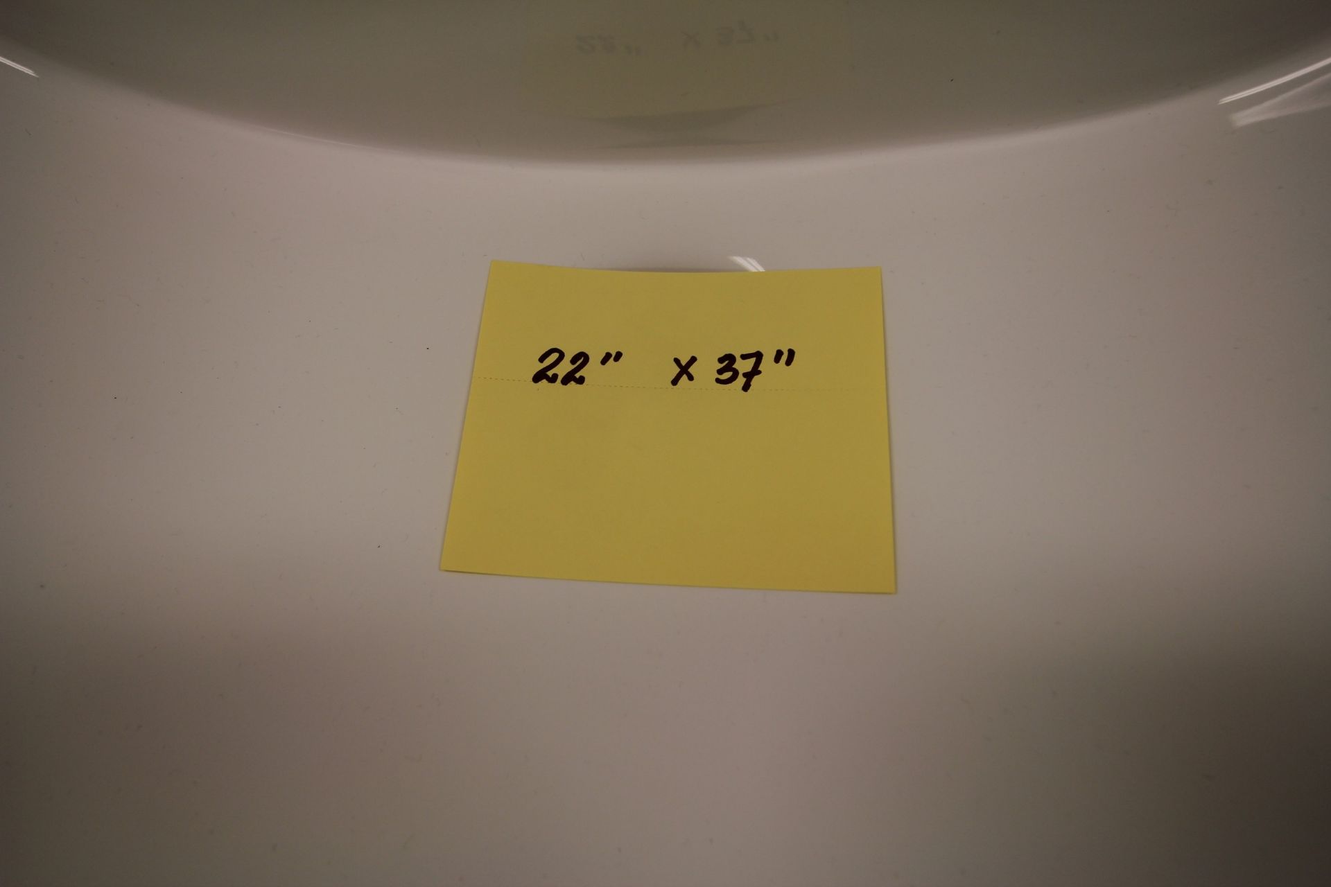 SHOWROOM DISPLAY BATHROOM VANITY W/ SINK, CUPBOARDS, 22" X 37" SINK - Image 2 of 2