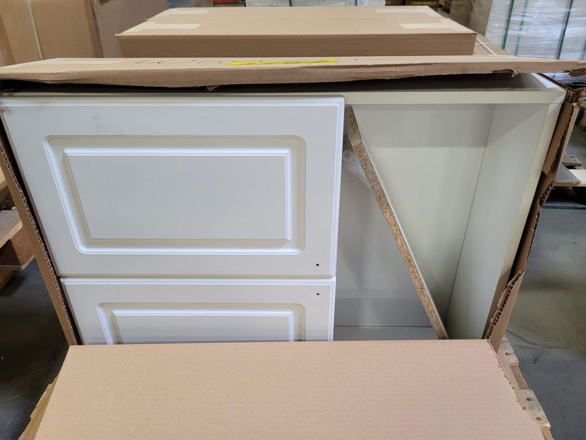 LOT - (3) WHITE UPPER CABINETS - Image 2 of 2