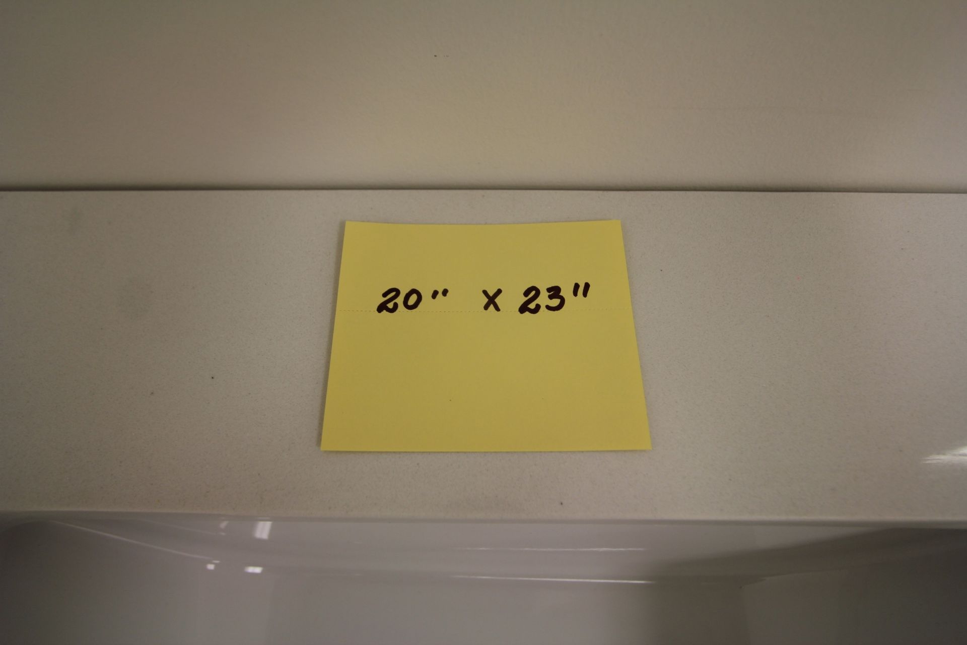 SHOWROOM DISPLAY BATHROOM VANITY W/ SINK, CUPBOARDS, 20" X 23" - Image 3 of 3