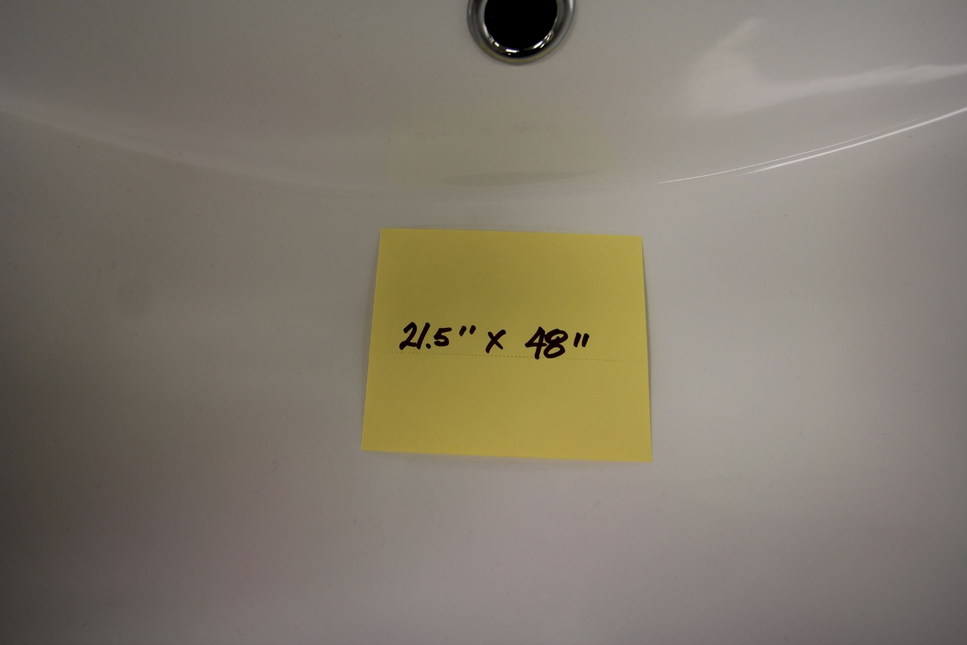 SHOWROOM DISPLAY BATHROOM VANITY W/ SINK, FAUCET, CUPBOARDS, 21.5" X 48" - Image 3 of 3