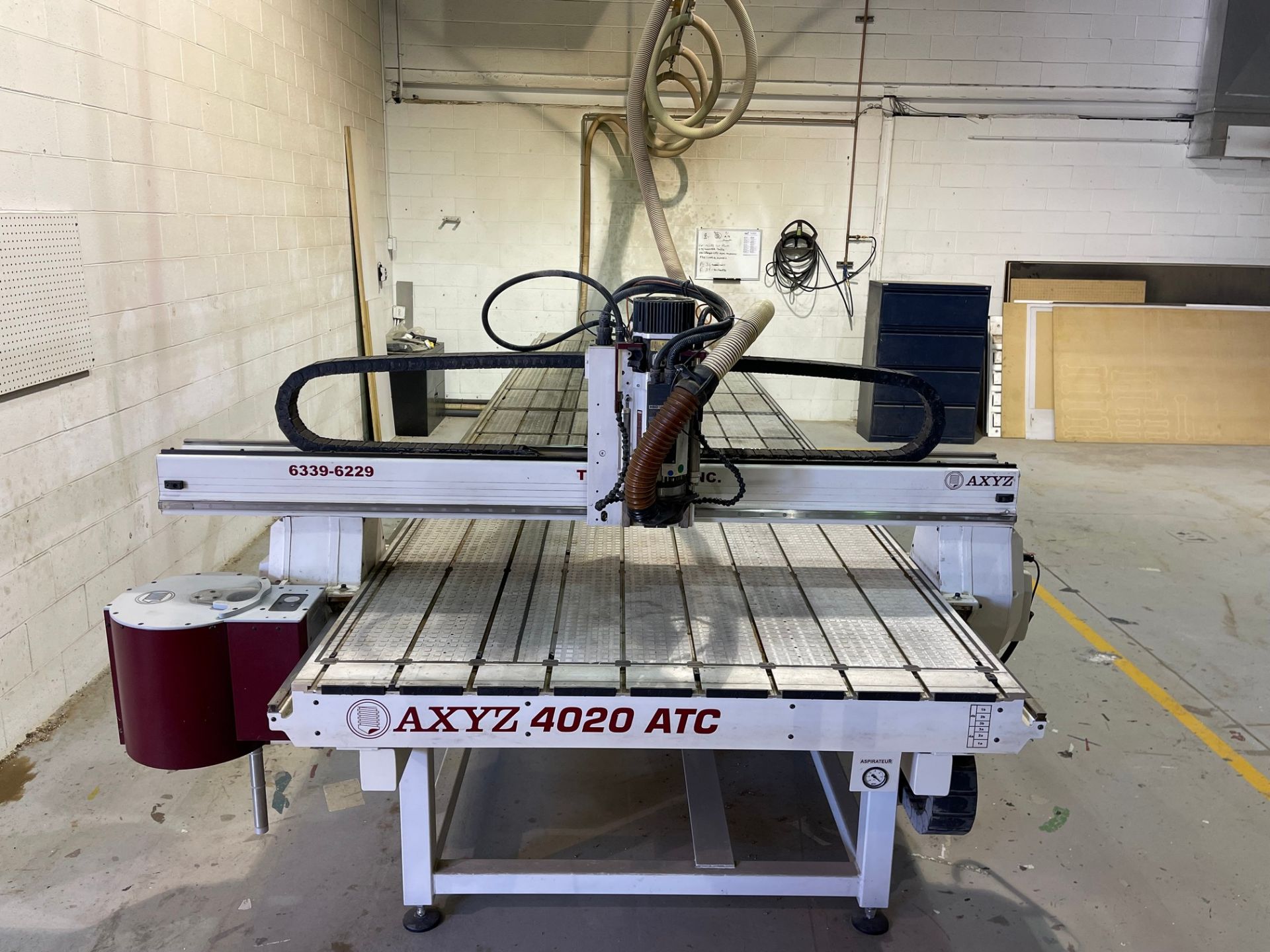 2017 AXYZ 4020 ATC CNC ROUTER SYSTEM W/ 58" X 246" WORKING AREA, 10.8HP SPINDLE, VORTEX COLD GUN, - Image 2 of 18