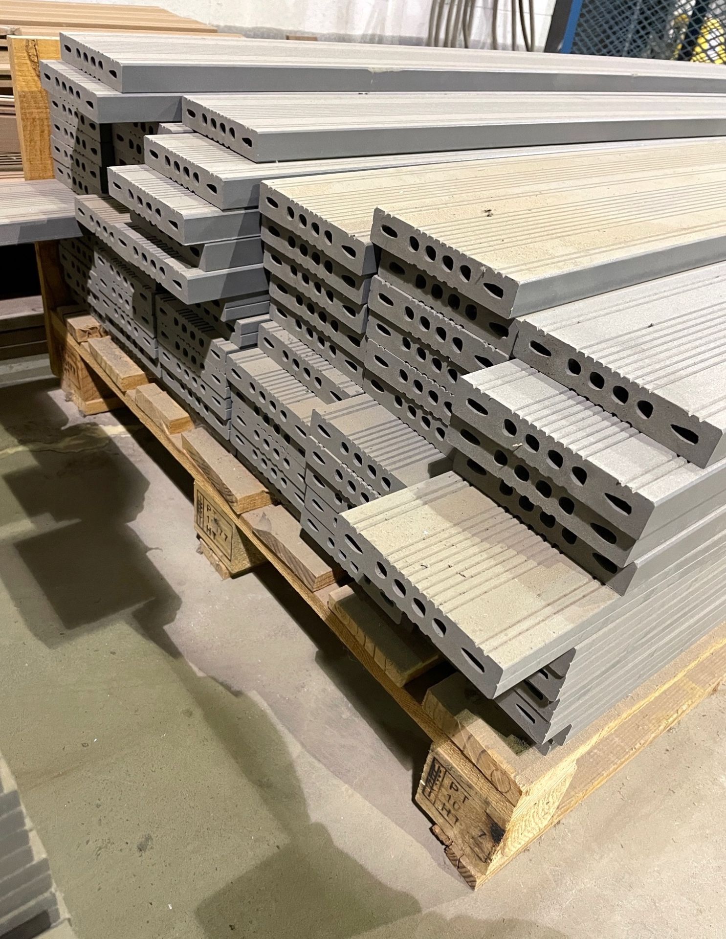 LOT - APPROX (66) PVC PLANKS 1" THICK - GREY 80"L (RIGGING FEE $50) - Image 2 of 2