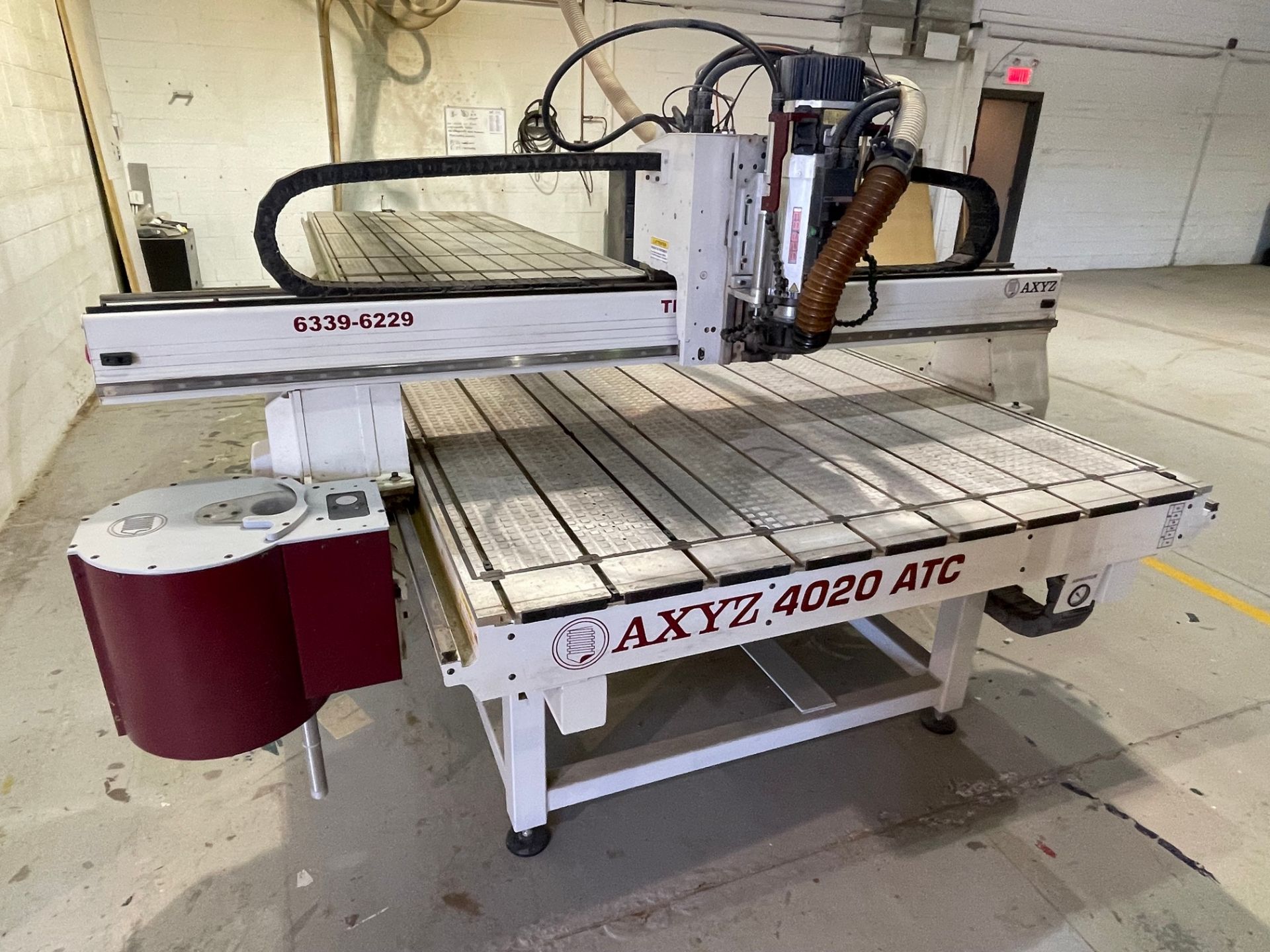 2017 AXYZ 4020 ATC CNC ROUTER SYSTEM W/ 58" X 246" WORKING AREA, 10.8HP SPINDLE, VORTEX COLD GUN, - Image 3 of 18