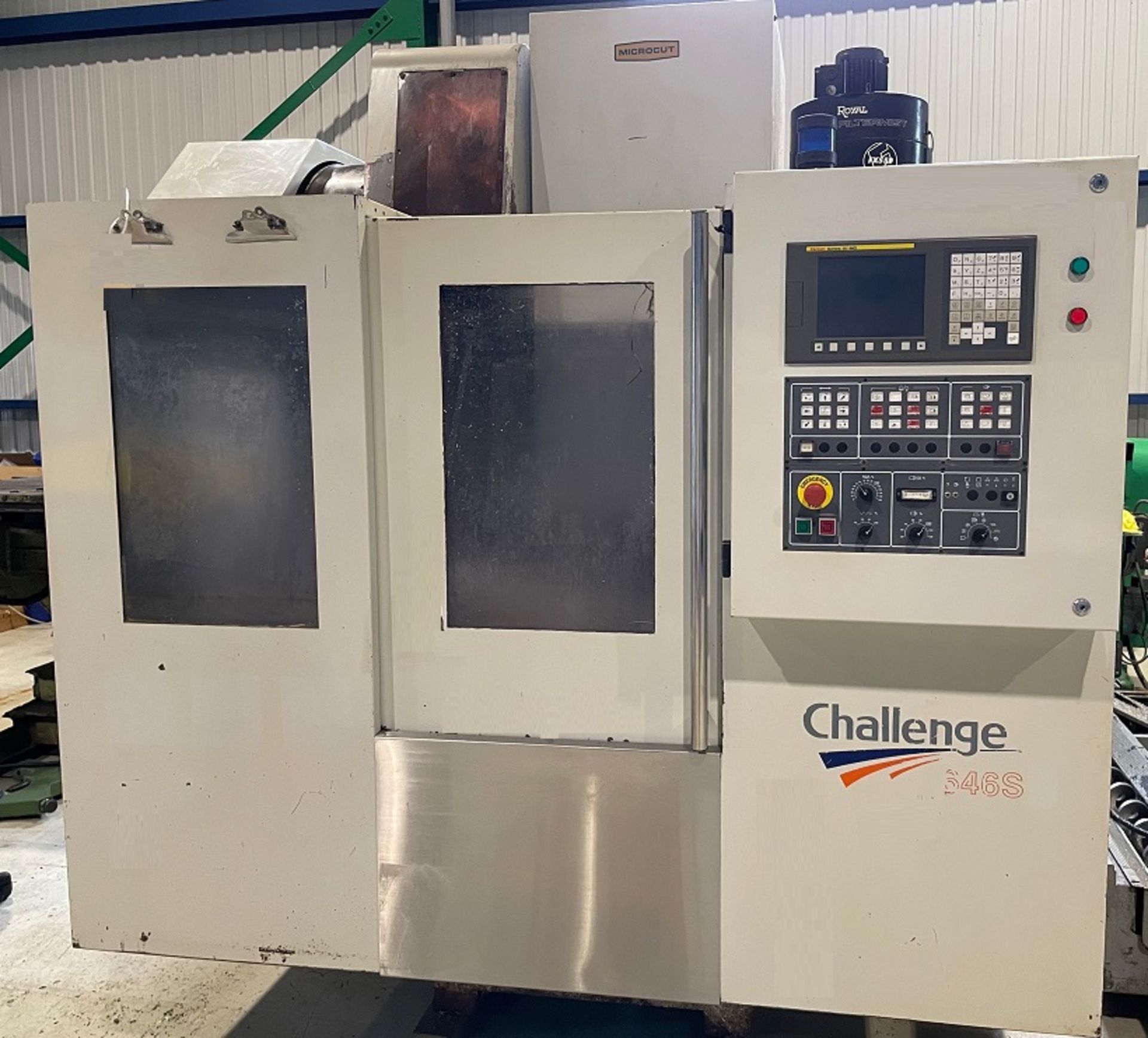 2007 MICROCUT CHALLENGER MCV646S / VERTICAL MACHINE CENTER / SN: 072326054 / TABLE SIZE: 17.75" X - Image 2 of 9