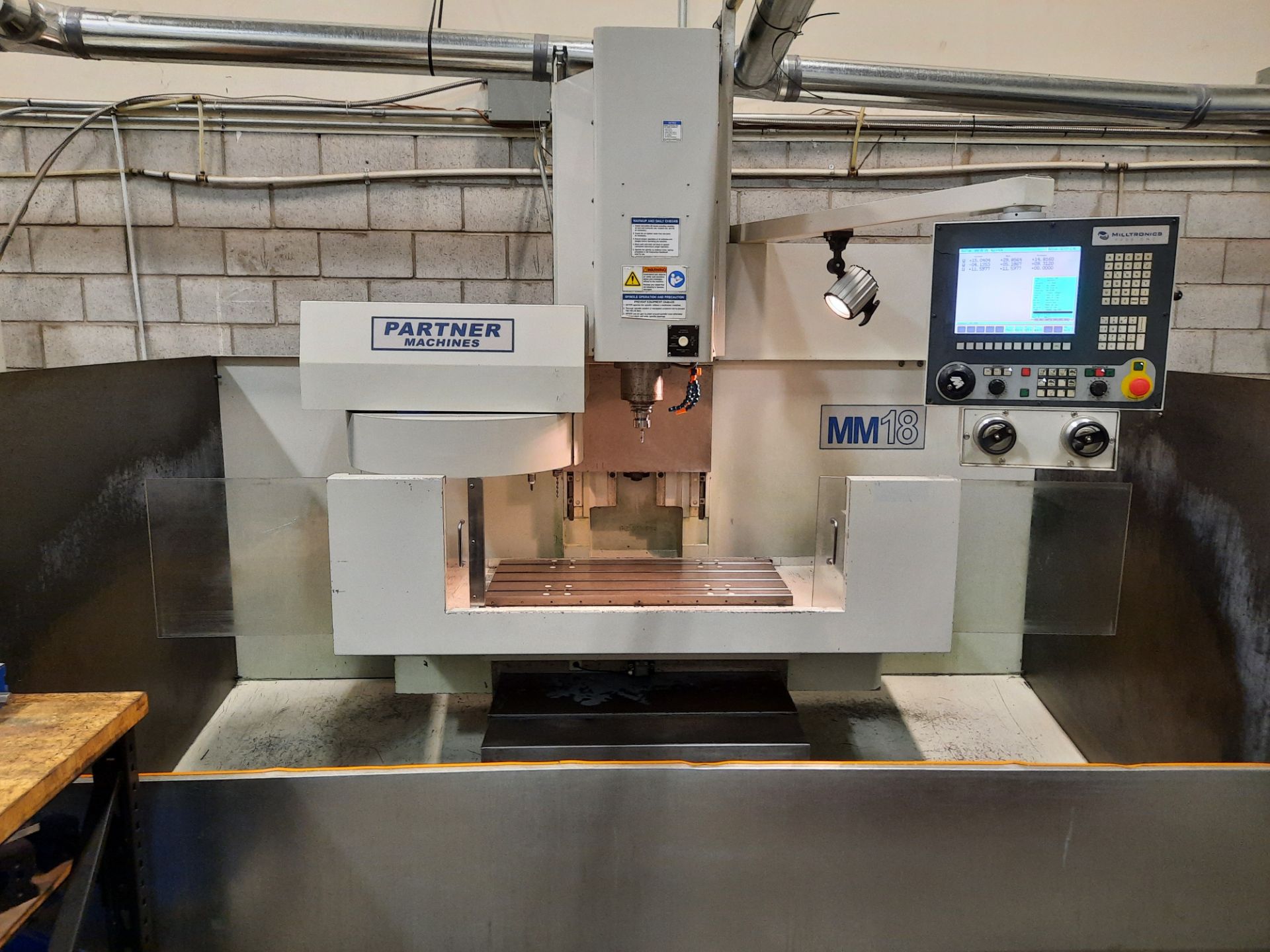 2008 CNC MILLTRONICS MM18 SERIES B / VERTICAL MACHINE CENTER / SN: 10690 / X: 30" - Y: 18" - Z: