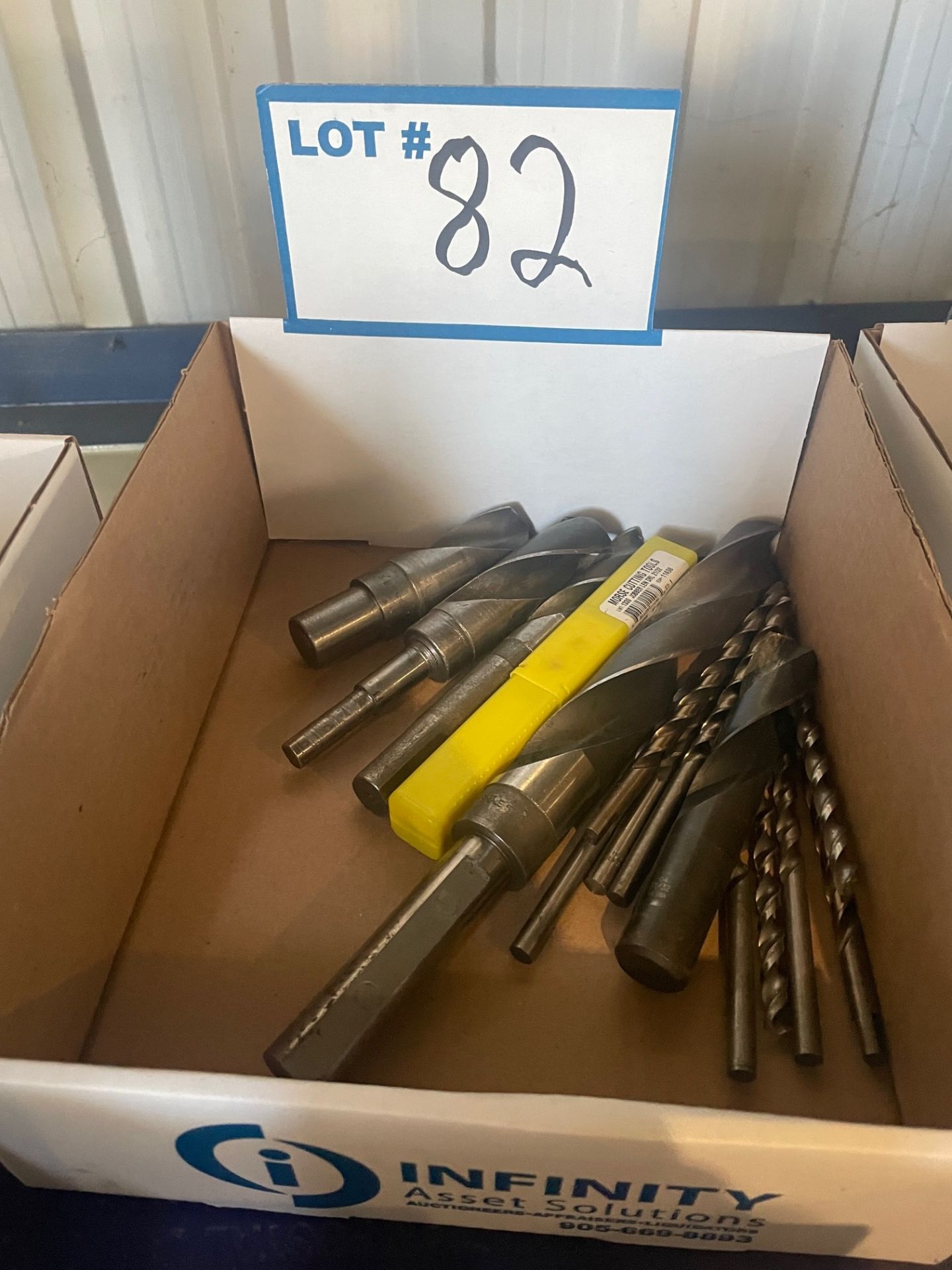 DRILL BITS - VARIOUS SIZES (LOCATED AT 1731 RTE. HARWOOD, VAUDEUIL-DORION, QC)