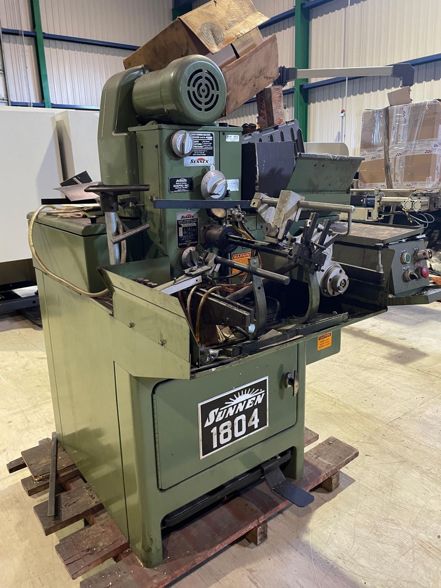 SUNNEN MBC-1804M / HONING MACHINE / SN: 11391 / 3 PHASE 575V / TOTAL STROKE: 3.25" - 12.25" / MAX. - Image 4 of 5