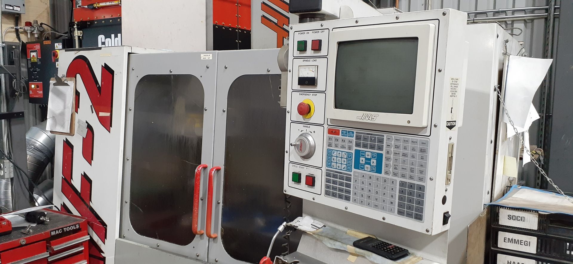 1999 HAAS VF-2 CNC VERTICAL MACHINING CENTER, S/N 16990, 3 PHASE, 220V (LOCATED AT CHATEAUGUAY, QC)