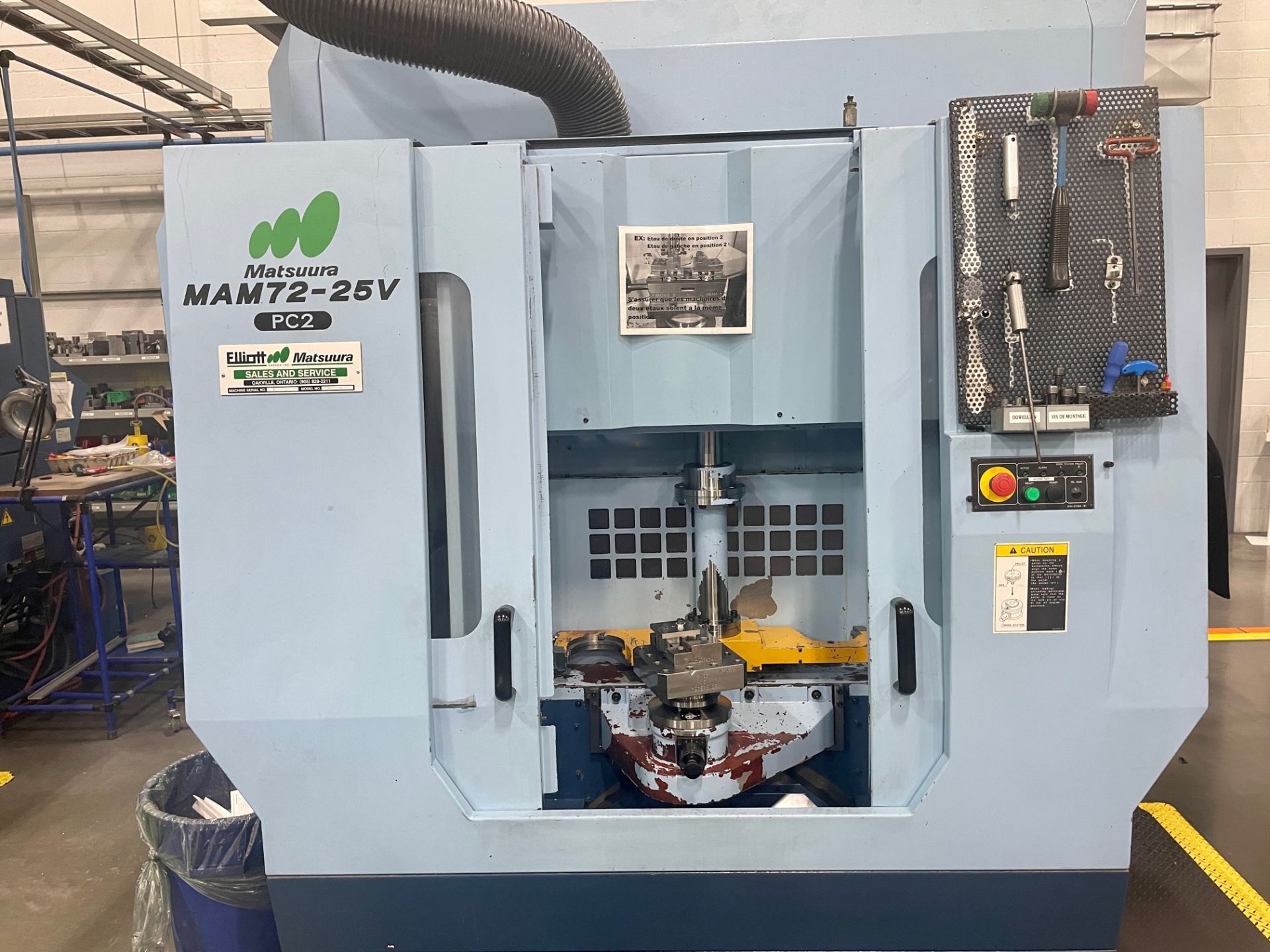 2004 MATSUURA MAM72-25V / 5-AXIS CNC VERTICAL MACHINE CENTER / SN: 15875 / FANUC G-TECH 301 / 21. - Image 2 of 12