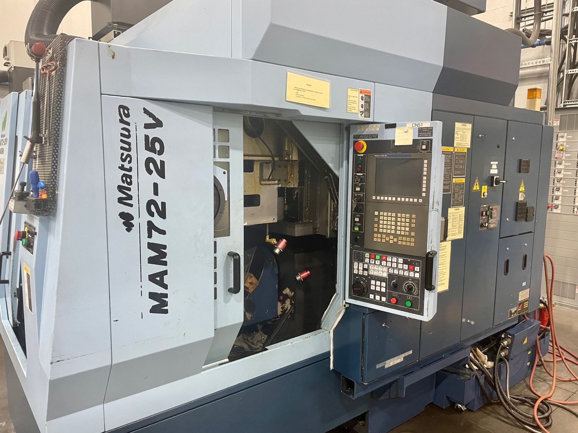 2004 MATSUURA MAM72-25V / 5-AXIS CNC VERTICAL MACHINE CENTER / SN: 15875 / FANUC G-TECH 301 / 21. - Image 3 of 12