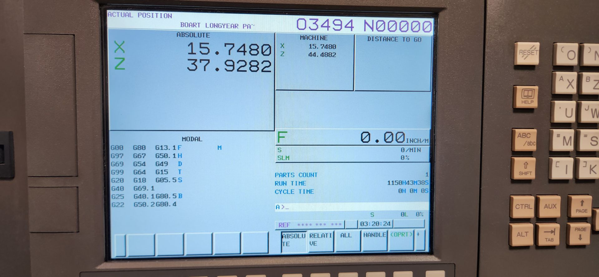 2018 DMC DL30 CNC TURNING CENTER WITH FANUC OI-TF CNC CONTROL, 24.02” SWING, 15.75” MAX. CUTTING - Image 6 of 9