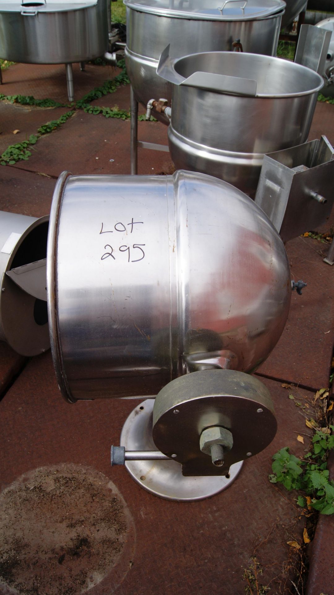 20 Gallon Groen Jacketed Process Kettle, S/S Exterior, Open Top, Model D10, 40 PSI Rated Jacket, 20”
