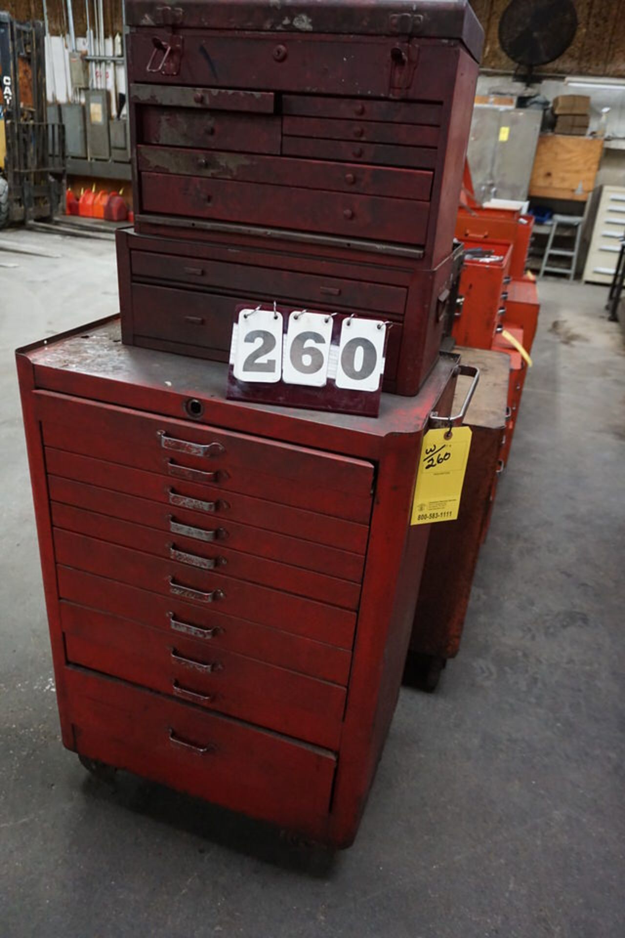 (3) PORTABLE TOOL BOXES W/ SOME CONT