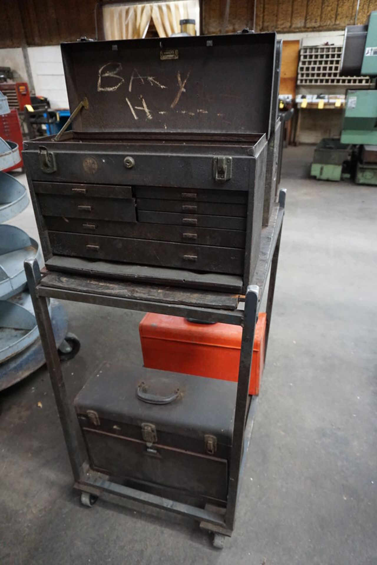 (4) TOOL BOXES W/ CONT ON CART - Image 2 of 5