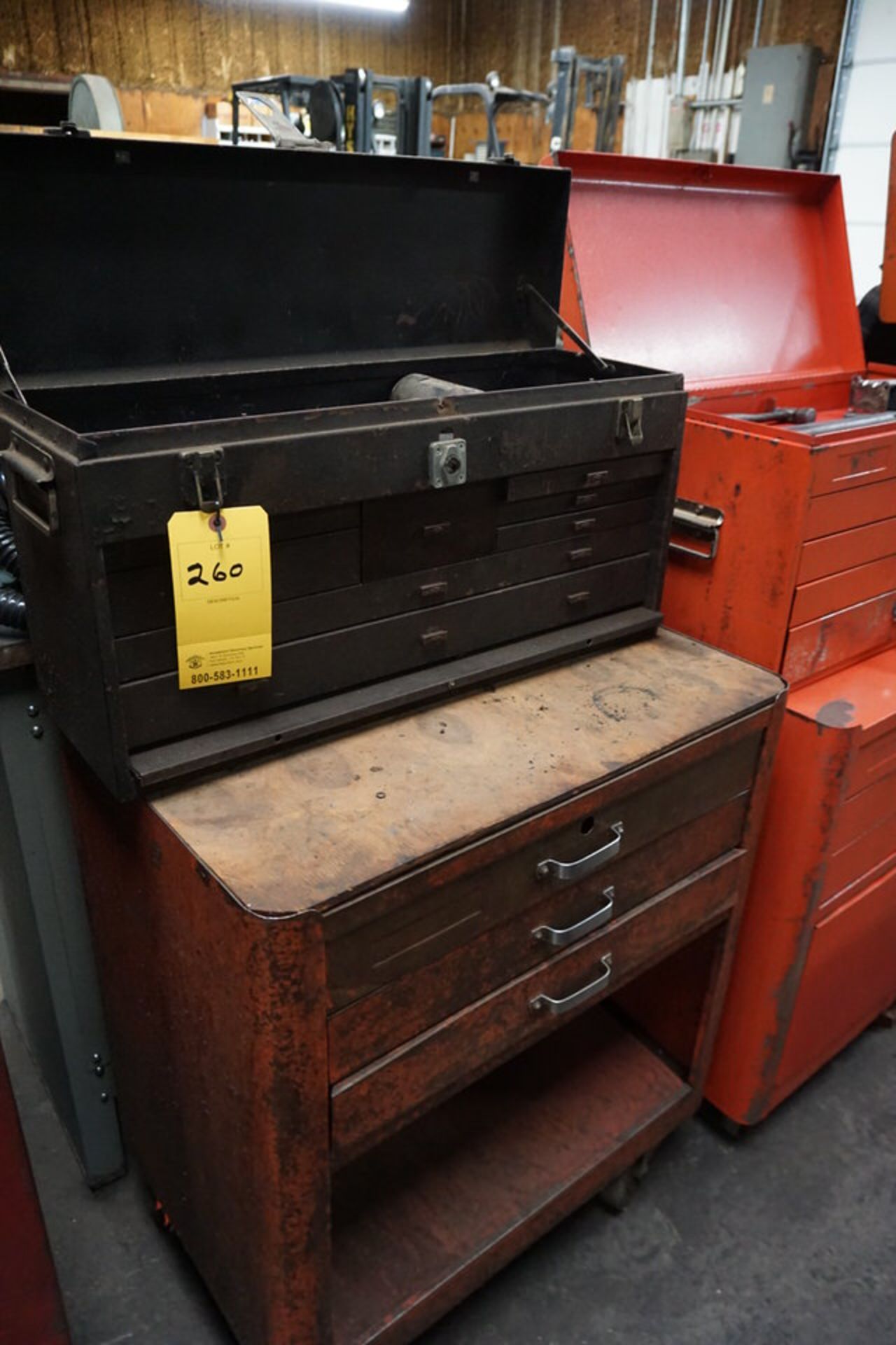 (3) PORTABLE TOOL BOXES W/ SOME CONT - Image 3 of 3