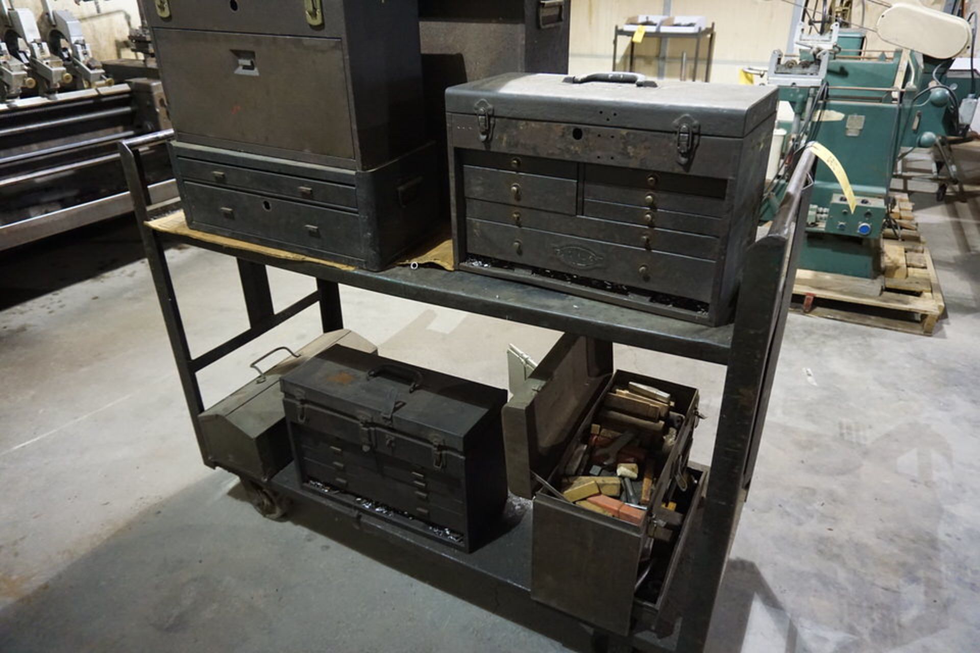 (6) ASSORT TOOL BOXES SOME W/ XONT ON CART - Image 2 of 4
