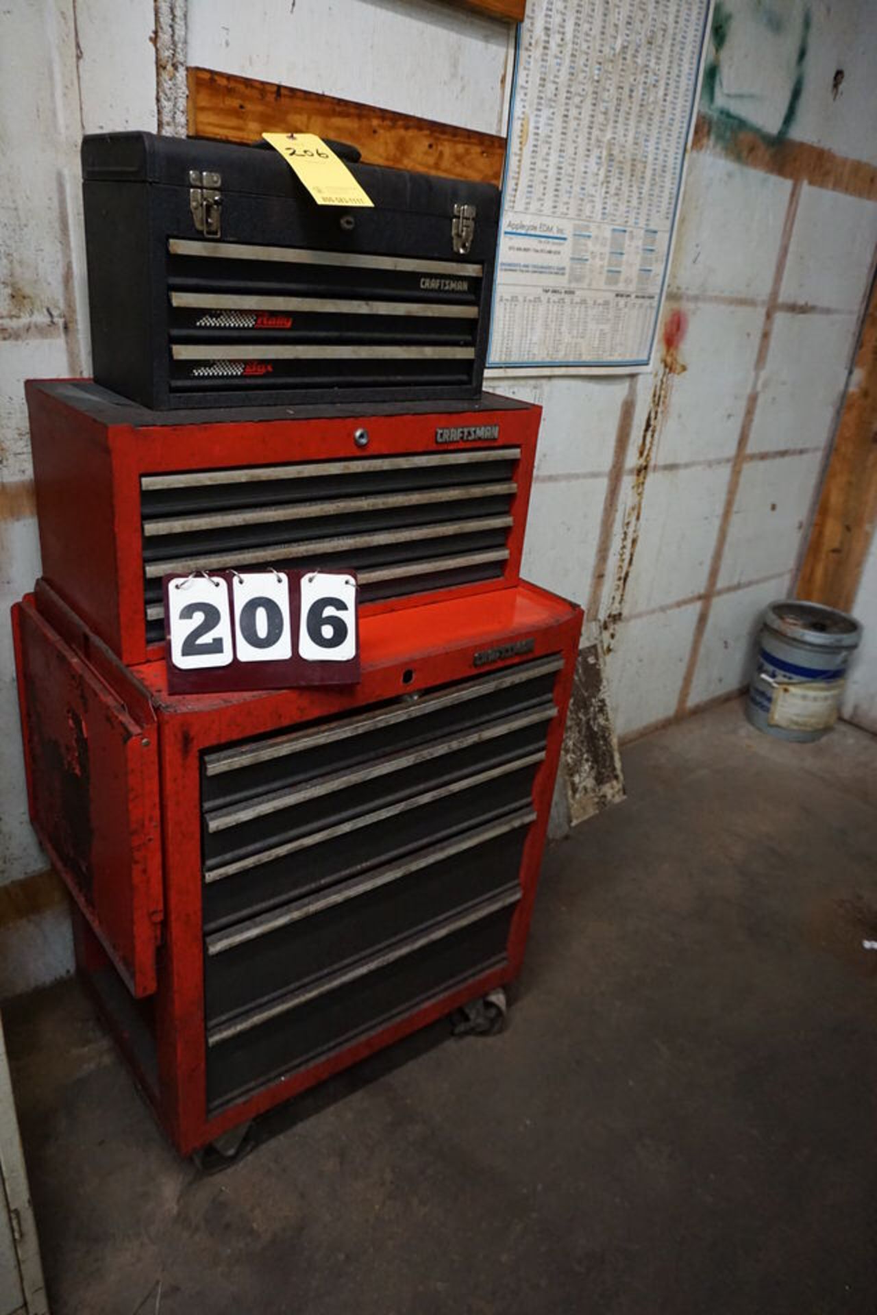 CRAFTSMAN ROLL A ROUND TOOL BOX - Image 8 of 9