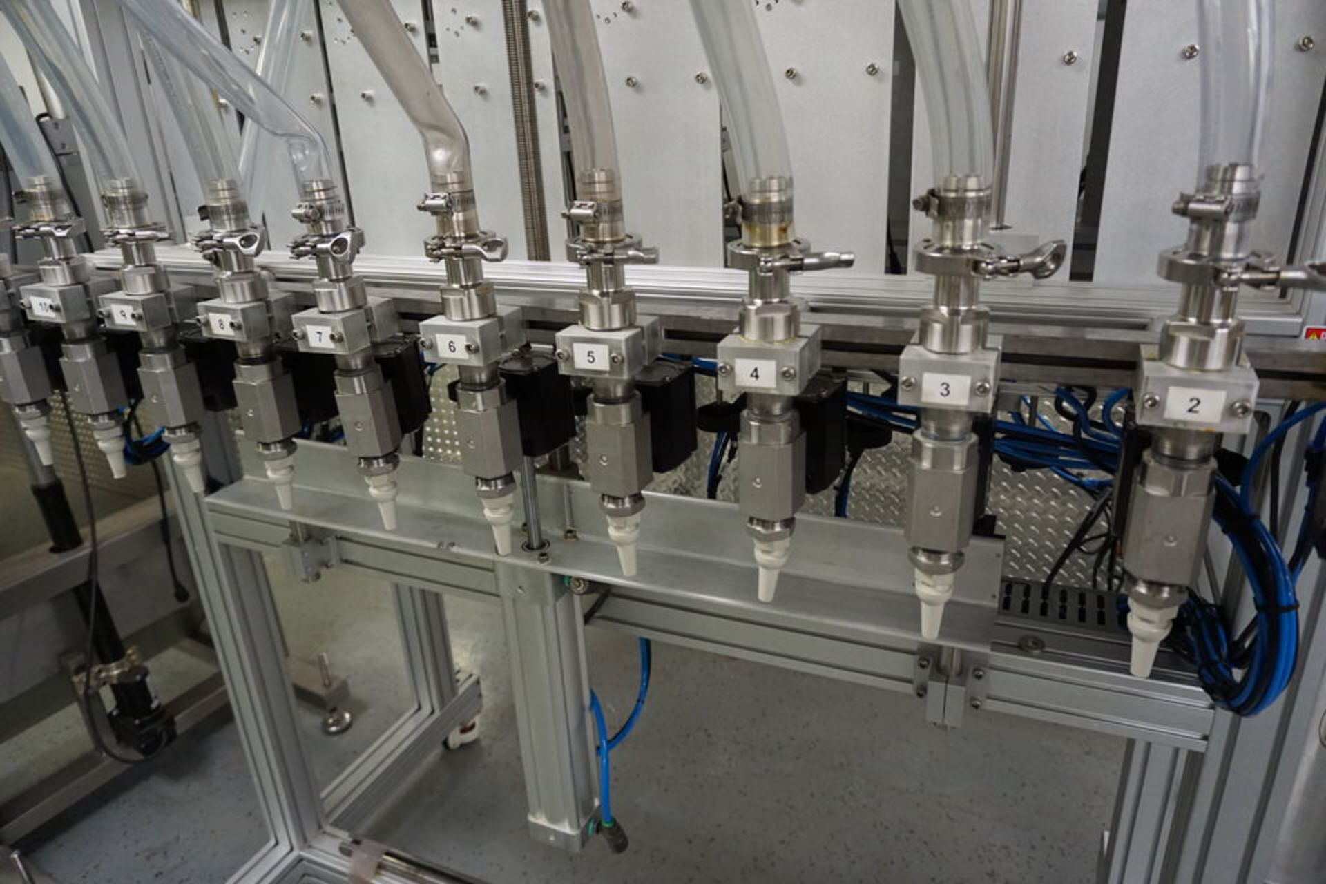 HYTEK AUTOMATION SOLUTIONS PISTON FILLER, 12 HEAD MDL: HTK-LFV12H W/ HYTEK HOPPER FOR PISTON - Image 3 of 18