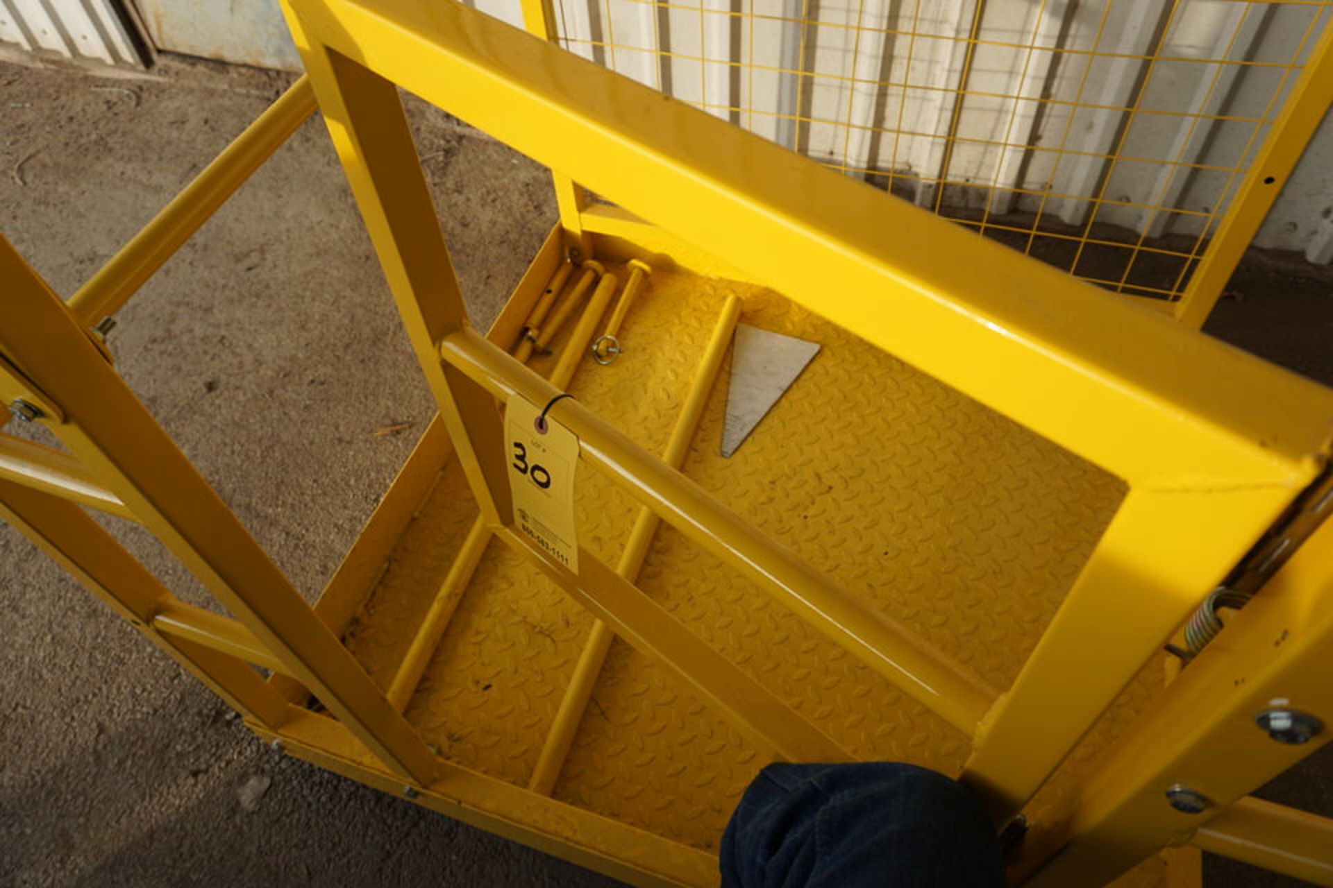 SAFTEY CAGE FOR FORKLIFT, APPROX 42" X 44" - Image 2 of 4