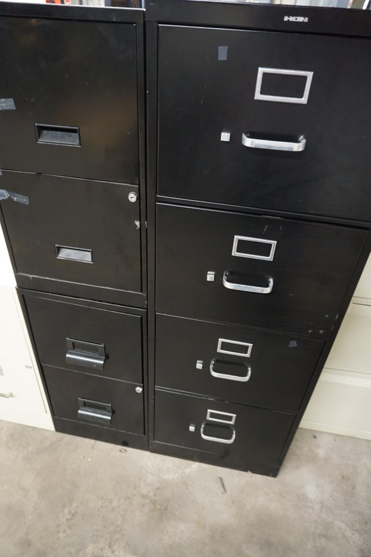 FILE CABINETS: (1) 5 DRAWER LATERAL, (1) 4 DRAWER, (3) 2 DRAWER VERTICALS - Image 3 of 4