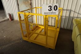 SAFTEY CAGE FOR FORKLIFT, APPROX 42" X 44"