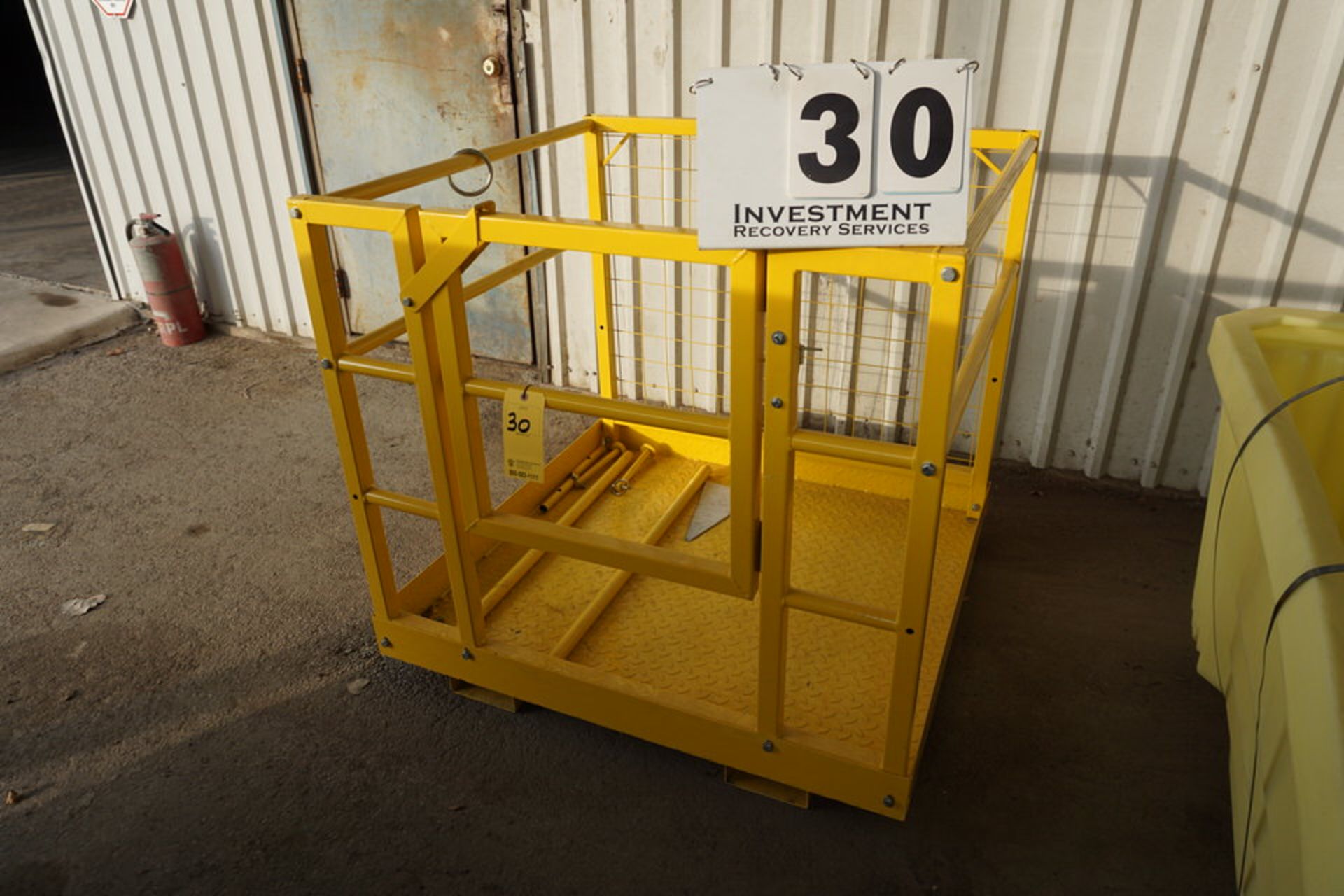 SAFTEY CAGE FOR FORKLIFT, APPROX 42" X 44"