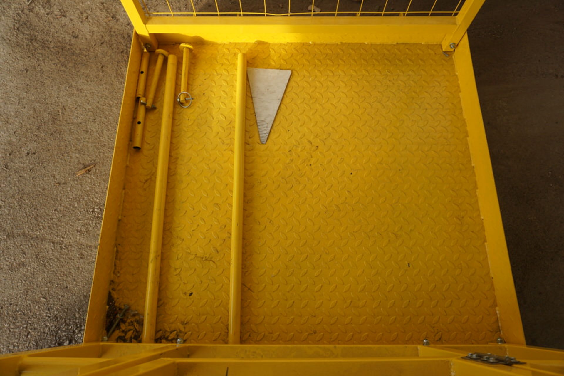 SAFTEY CAGE FOR FORKLIFT, APPROX 42" X 44" - Image 3 of 4