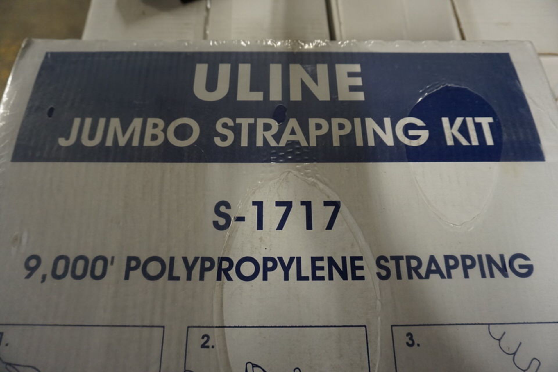 (2) U LINE JUMBO STRAPPING KIT #S-1717, 9,000' POLYPROPYLENE STRAPPING - Image 2 of 3