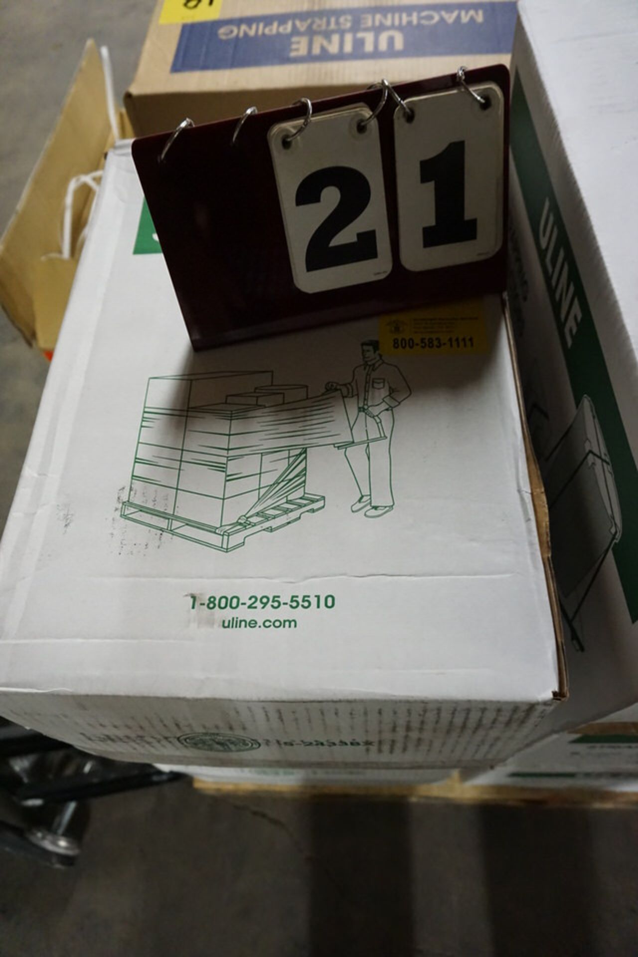 (2) CASES OF U LINE STRETCH WRAP #S-2433, 18" X 1,500'