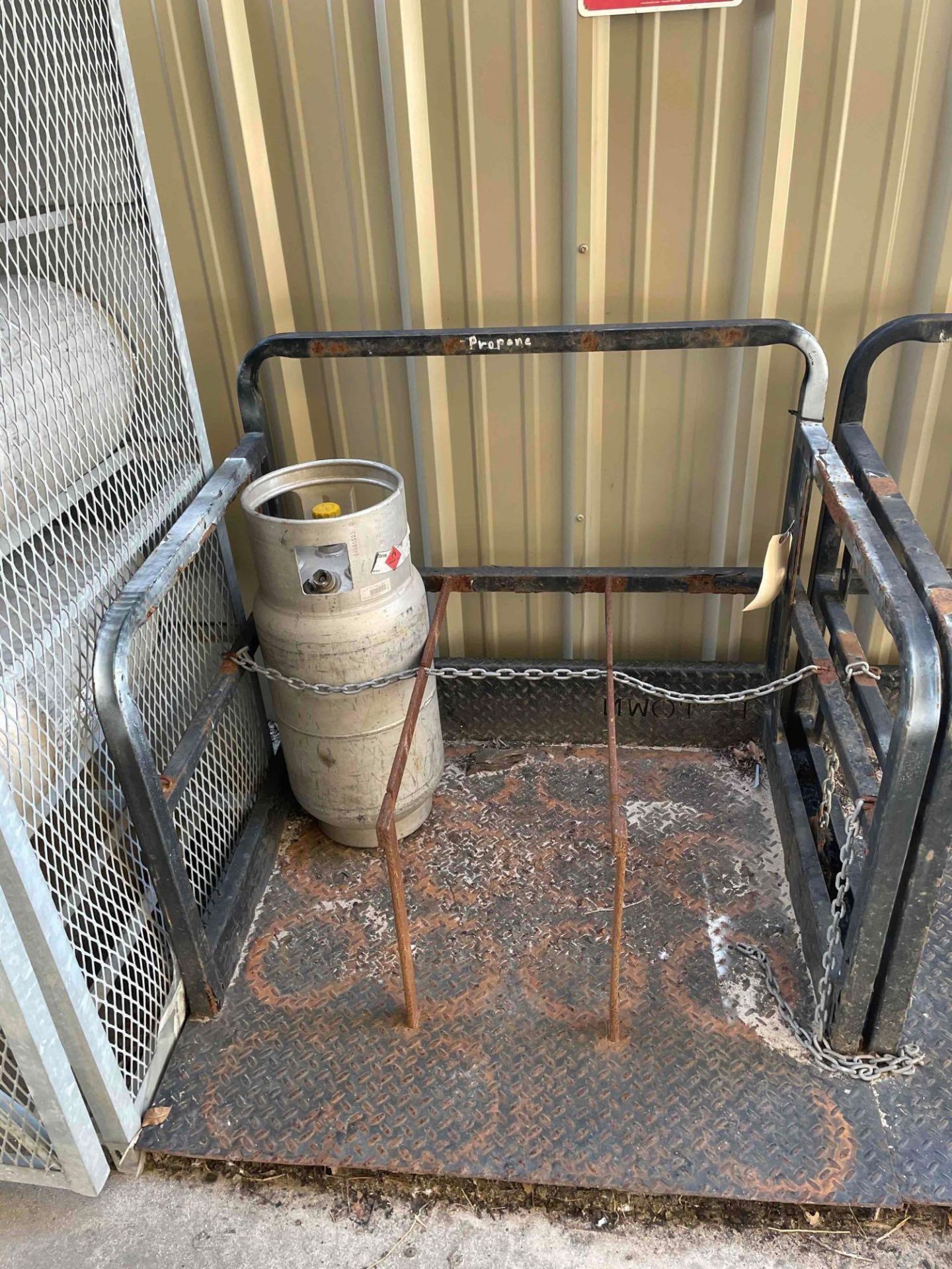 Propane Tank Storage Rack: - Image 3 of 3