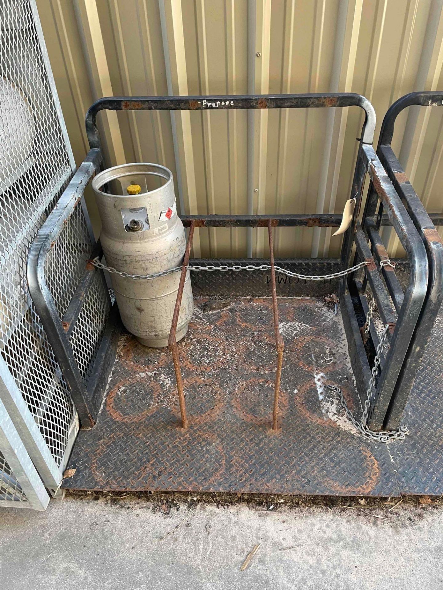 Propane Tank Storage Rack: