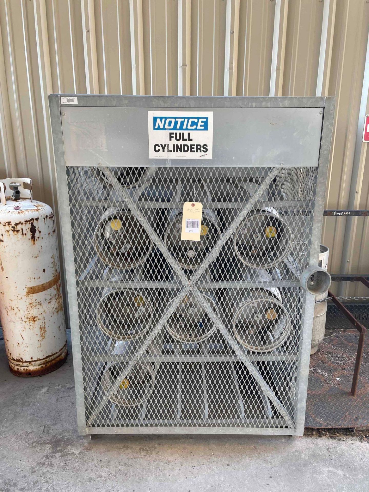 Propane Tank Cage  33” X 43” X 64”