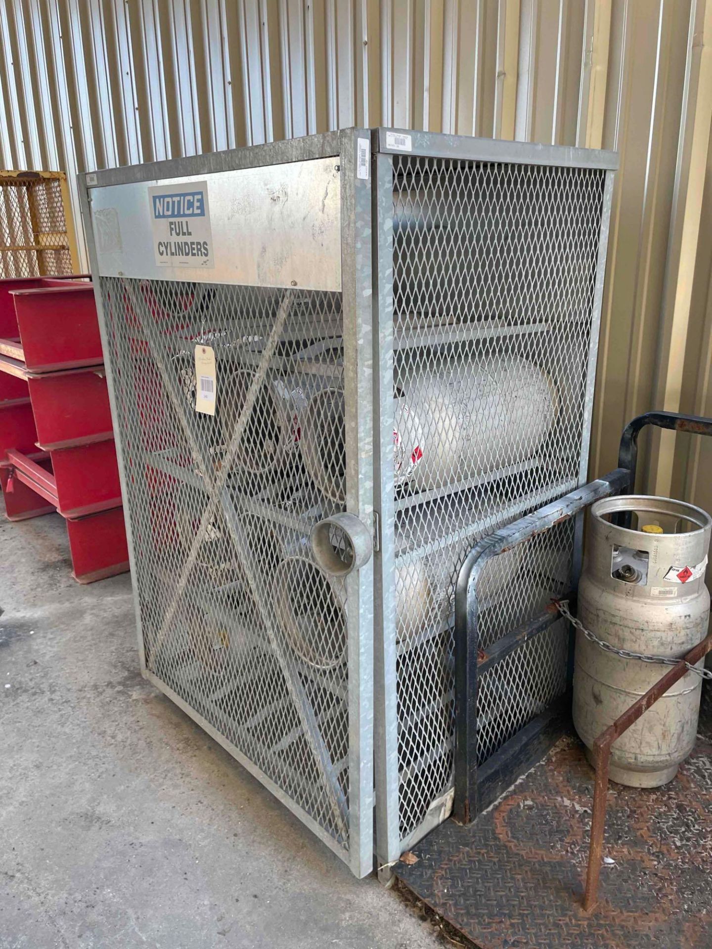 Propane Tank Cage  33” X 43” X 64” - Image 2 of 3