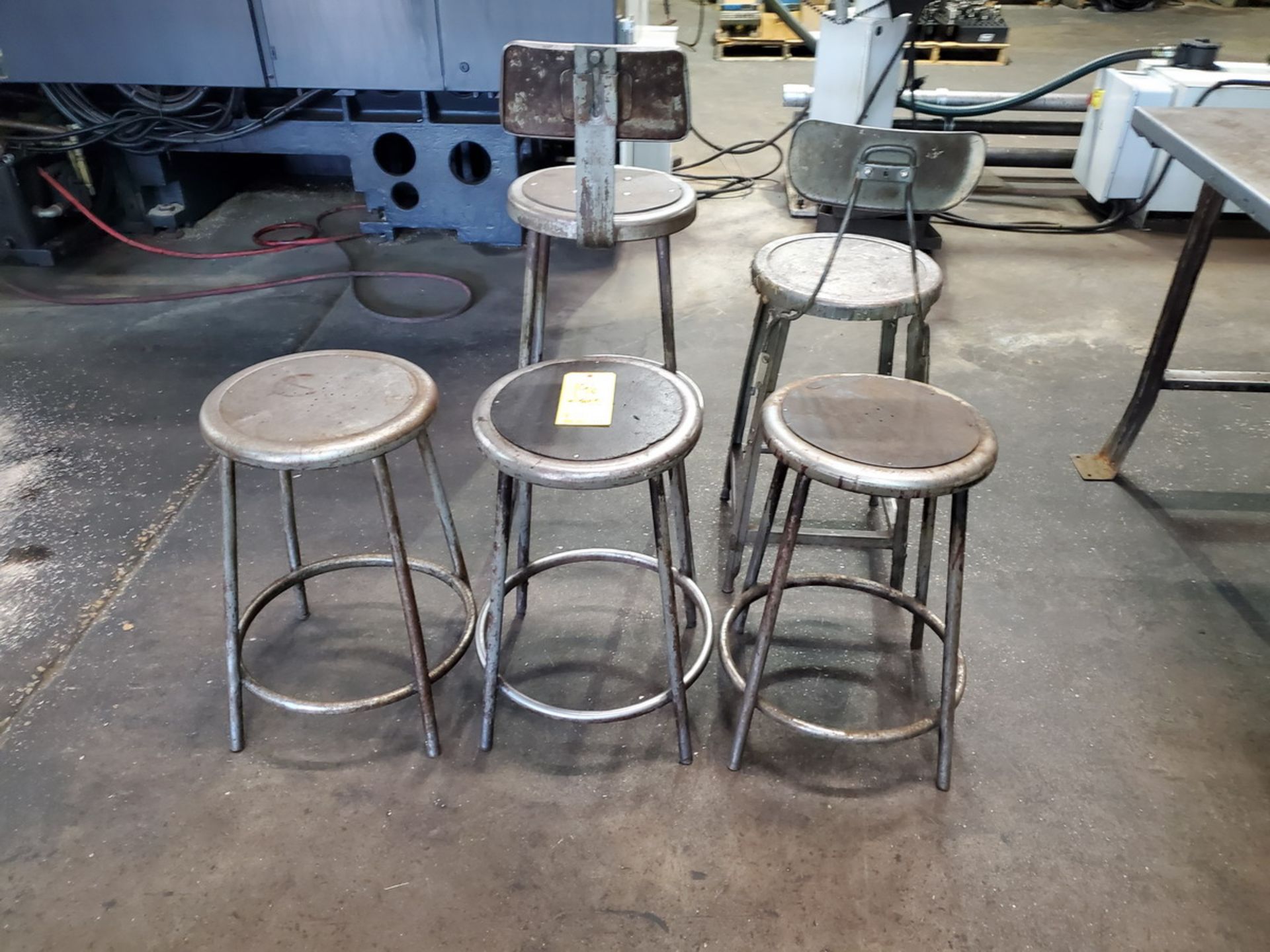 (2) Metal Tables W/ Chairs - Image 4 of 5