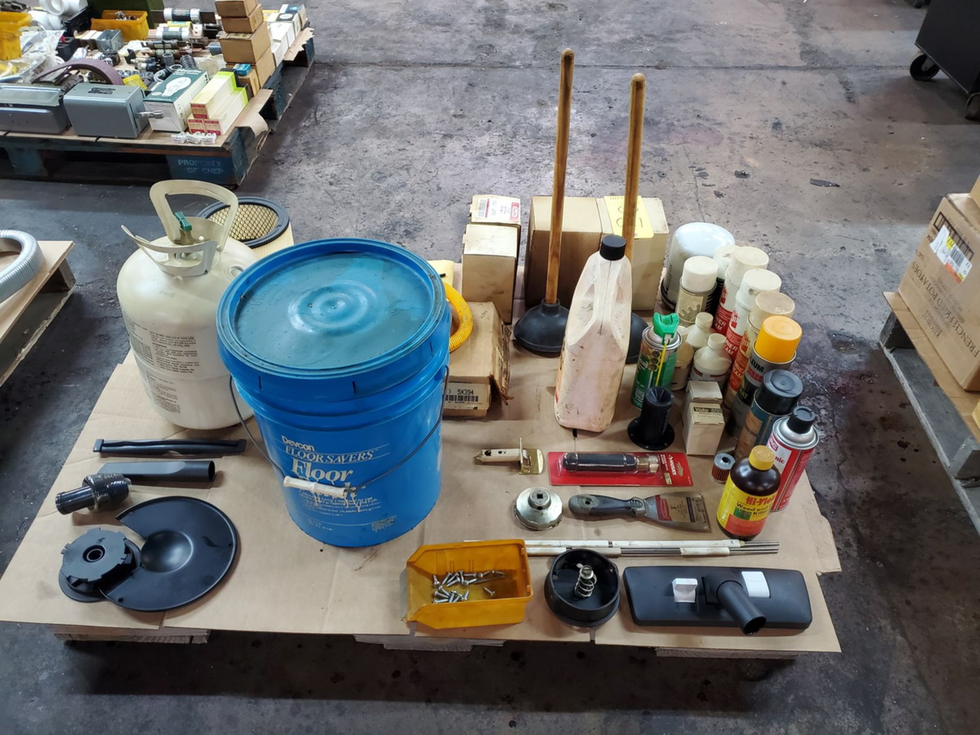 Assorted Material To Include But Not Limited To: Mobil Grease, (3) HC Paint, Bulbs, Micro Scanners, - Image 2 of 20