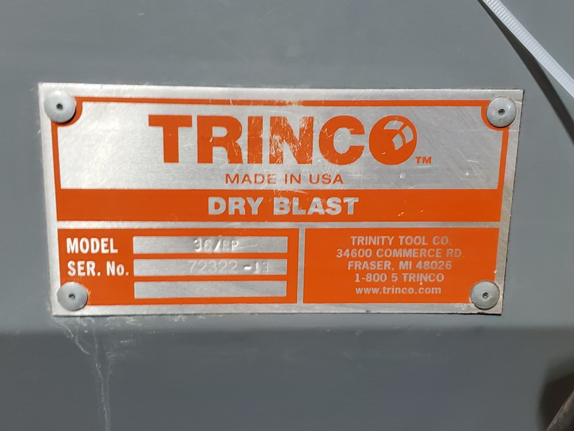 Trinco 36/BP Dry Blast Cabinet - Image 7 of 7