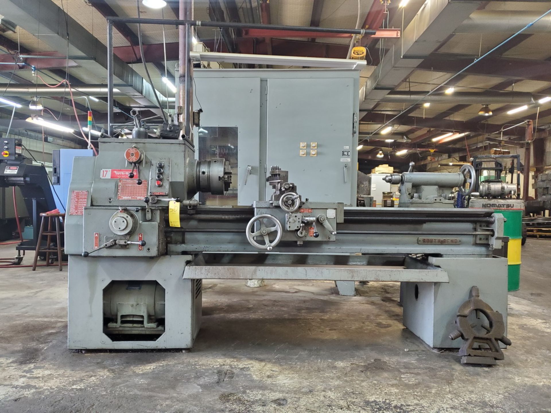 South Bend CL 170 E 17" Engine Lathe 17" Swing, 6' Bed, 53" Between Centers, 2-1/2" Thru Hole, W/