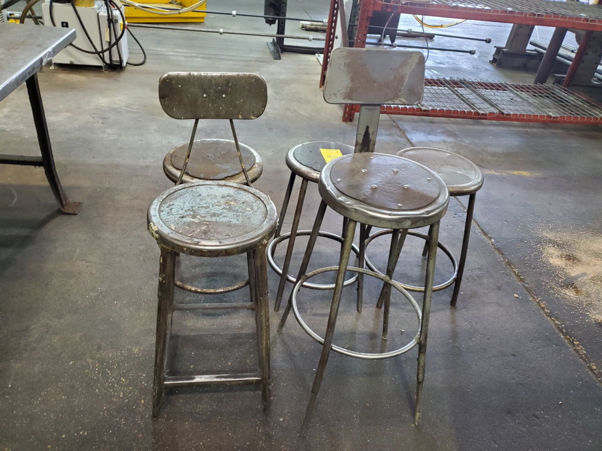 (2) Metal Tables W/ Chairs - Image 5 of 5