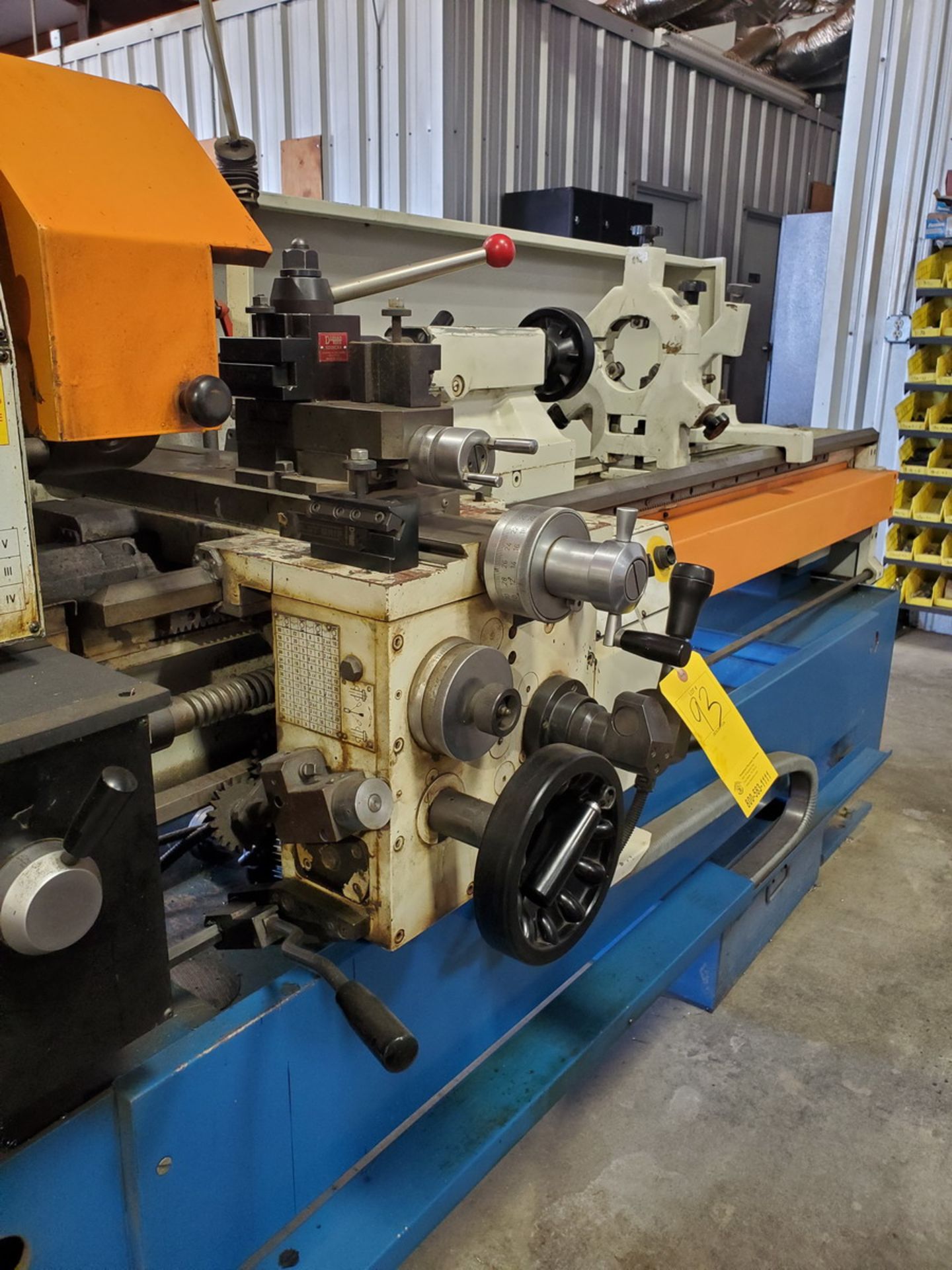 2014 Summit 14x60B Lathe 460V, 3PH, 60HZ, W/ 8" 3-Jaw Chuck, W/ Steadyrest, Tailstock, Follow - Image 12 of 19