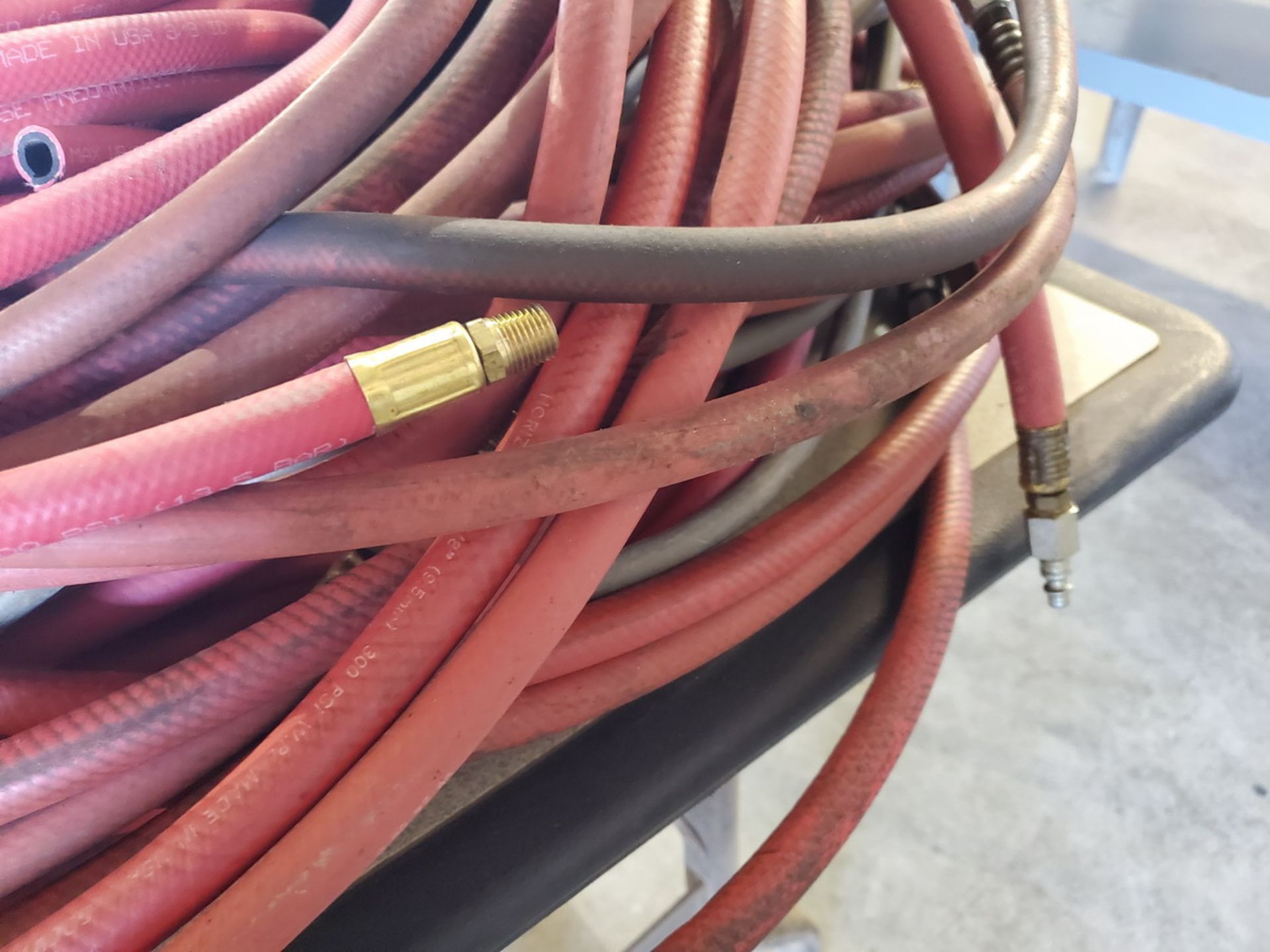 Assorted Material To Include But Not Limited To: Air Hoses, Extension Cords, Belts, etc. - Image 4 of 10