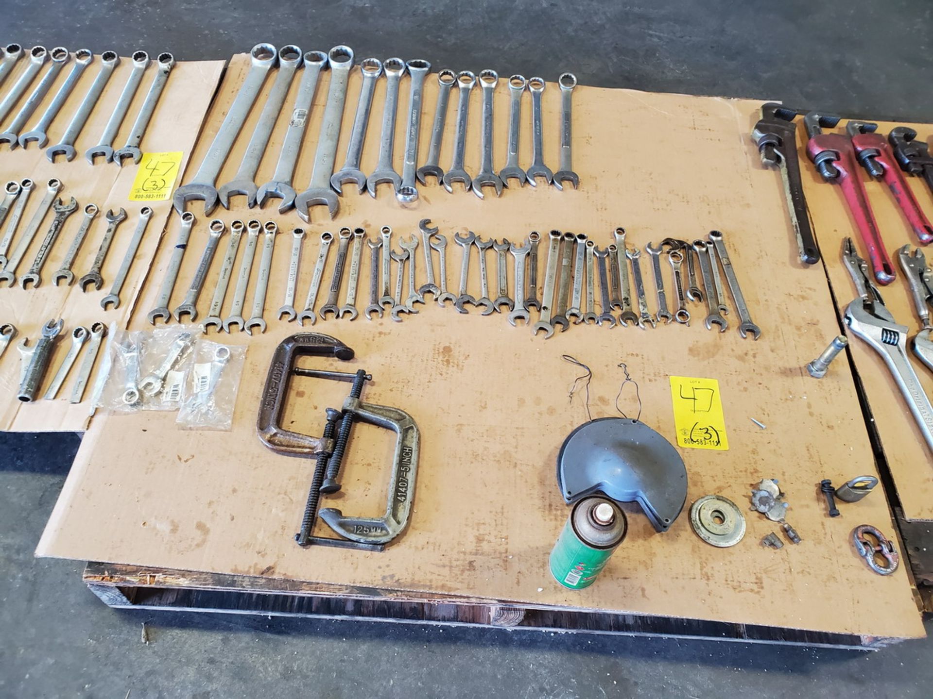 Assorted Material To Include But Not Limited To: Assorted Wrenches, C-Clamps, Assorted Pliers, etc. - Image 2 of 11