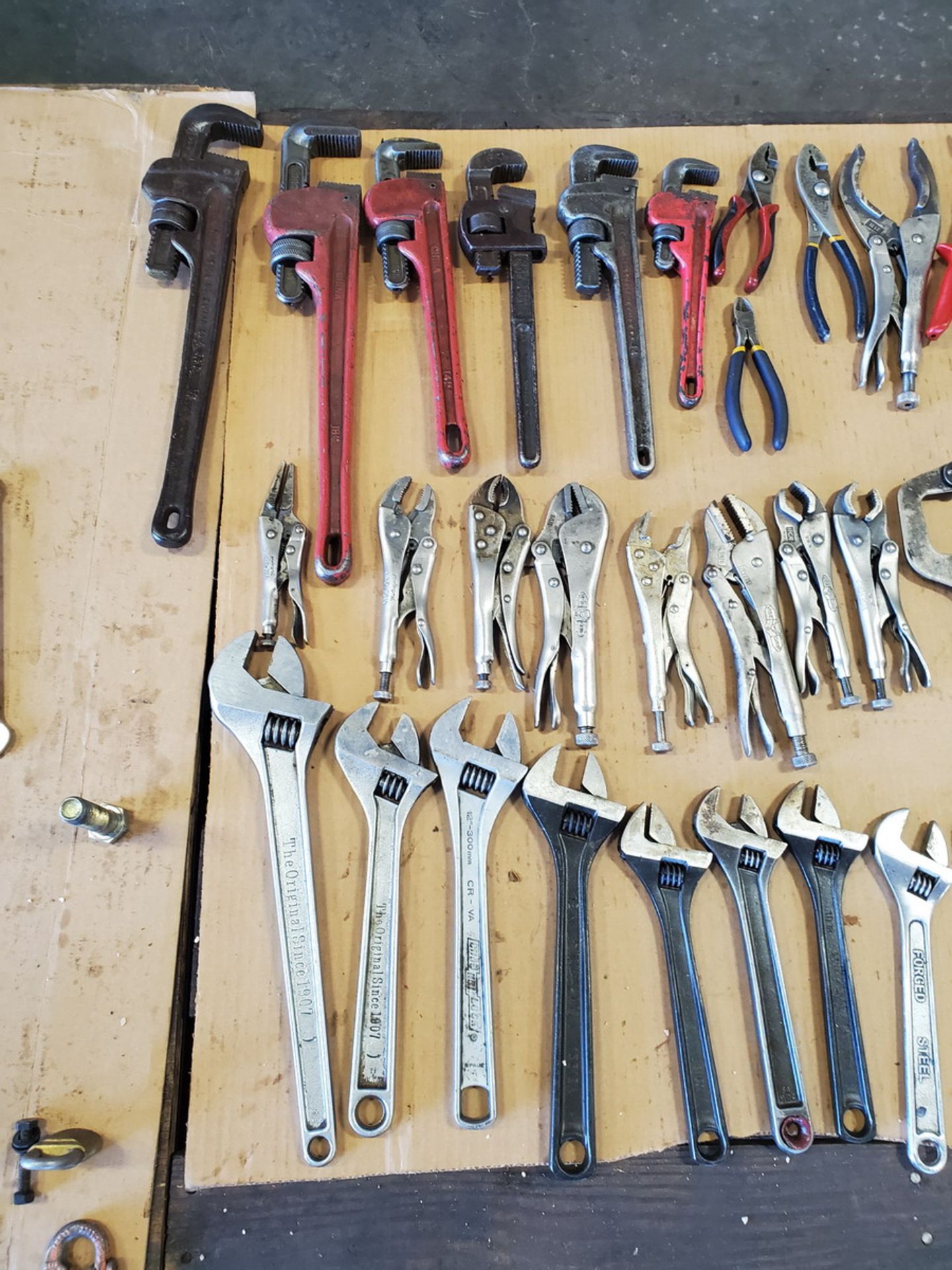 Assorted Material To Include But Not Limited To: Assorted Wrenches, C-Clamps, Assorted Pliers, etc. - Image 8 of 11