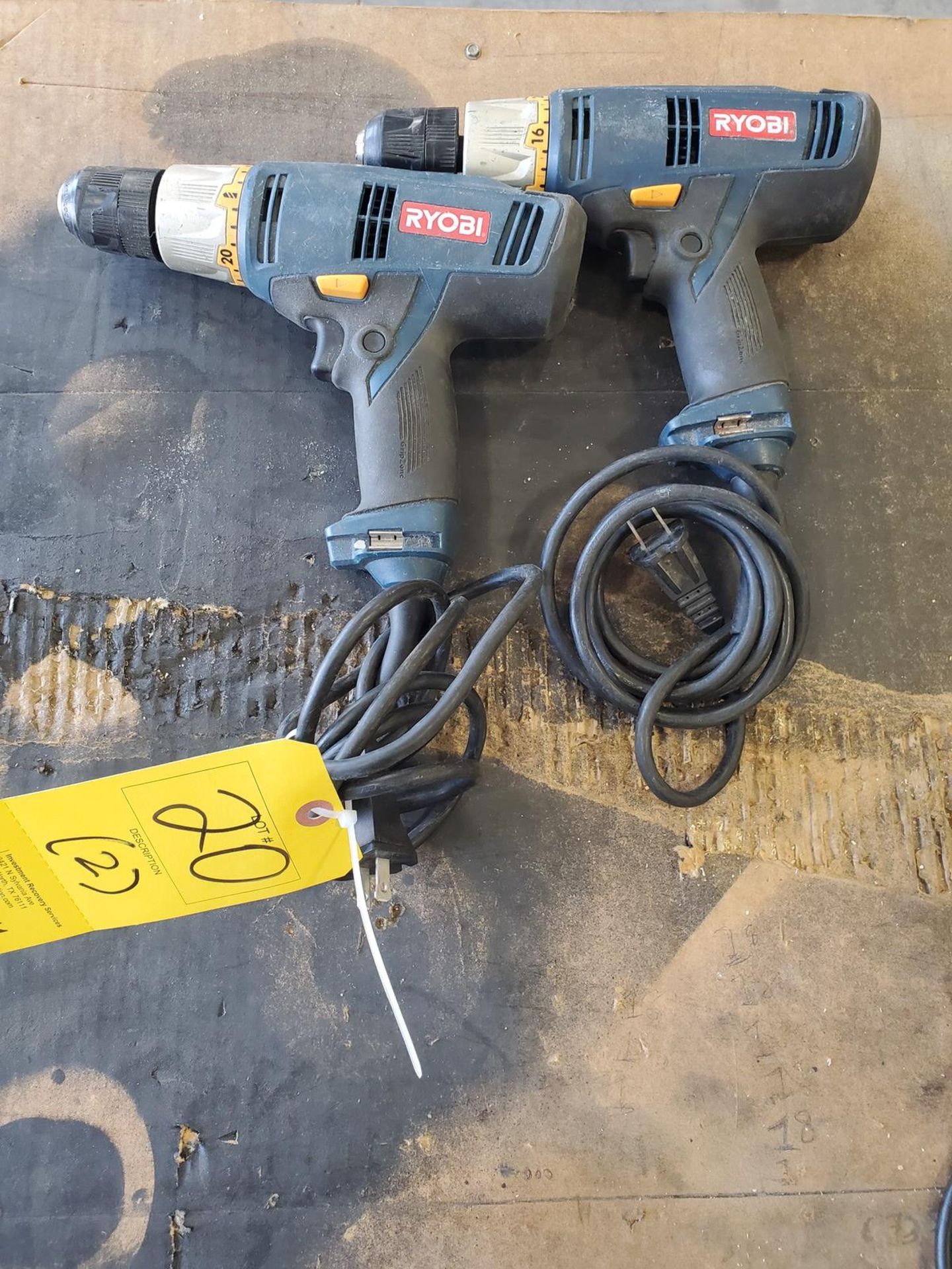 Ryobi (2) 3/8" Drills