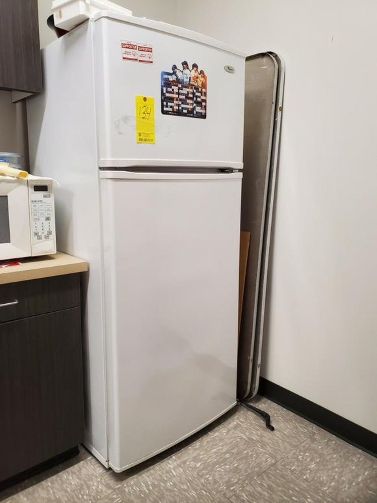 Break Room Contents To Include But Not Limited To: (1) GE Fridge; (1) Whirlpool Fridge; (1) 6-