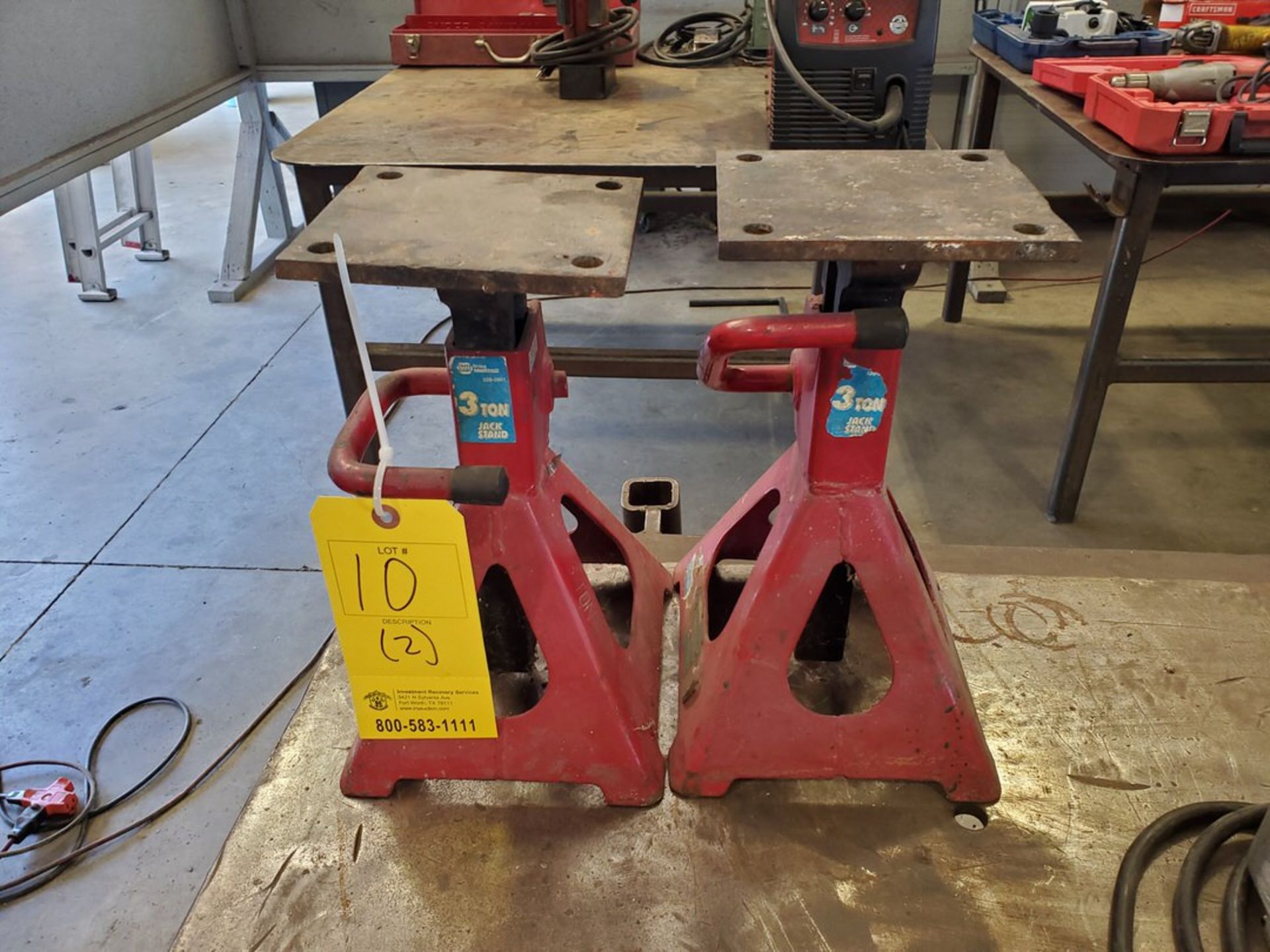 (2) 3Ton Jack Stands - Image 2 of 3