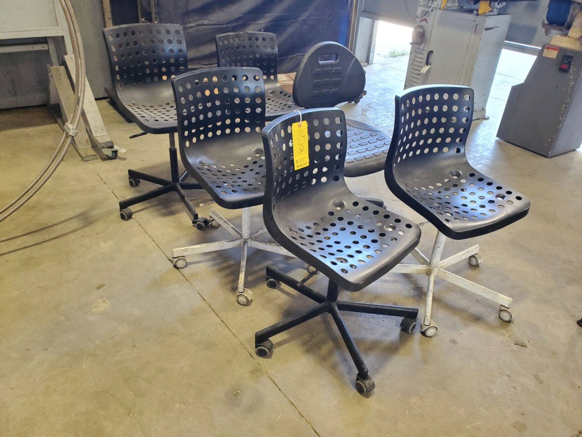 (6) Shop Chairs - Image 2 of 3