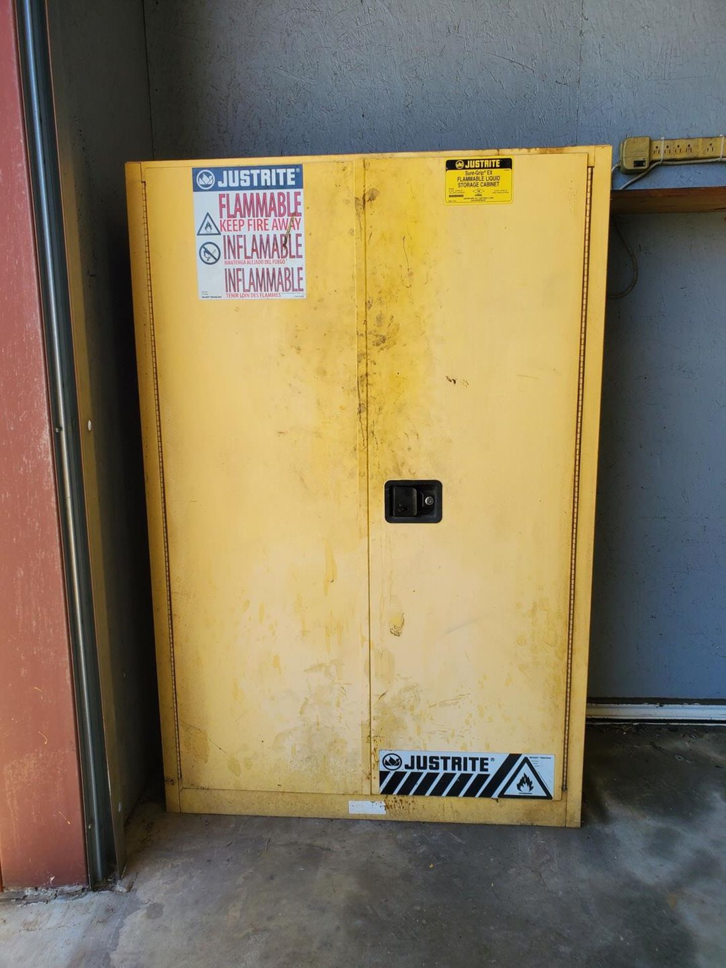 Just-Rite Flammable Storage Cabinet 45 Gal Cap.