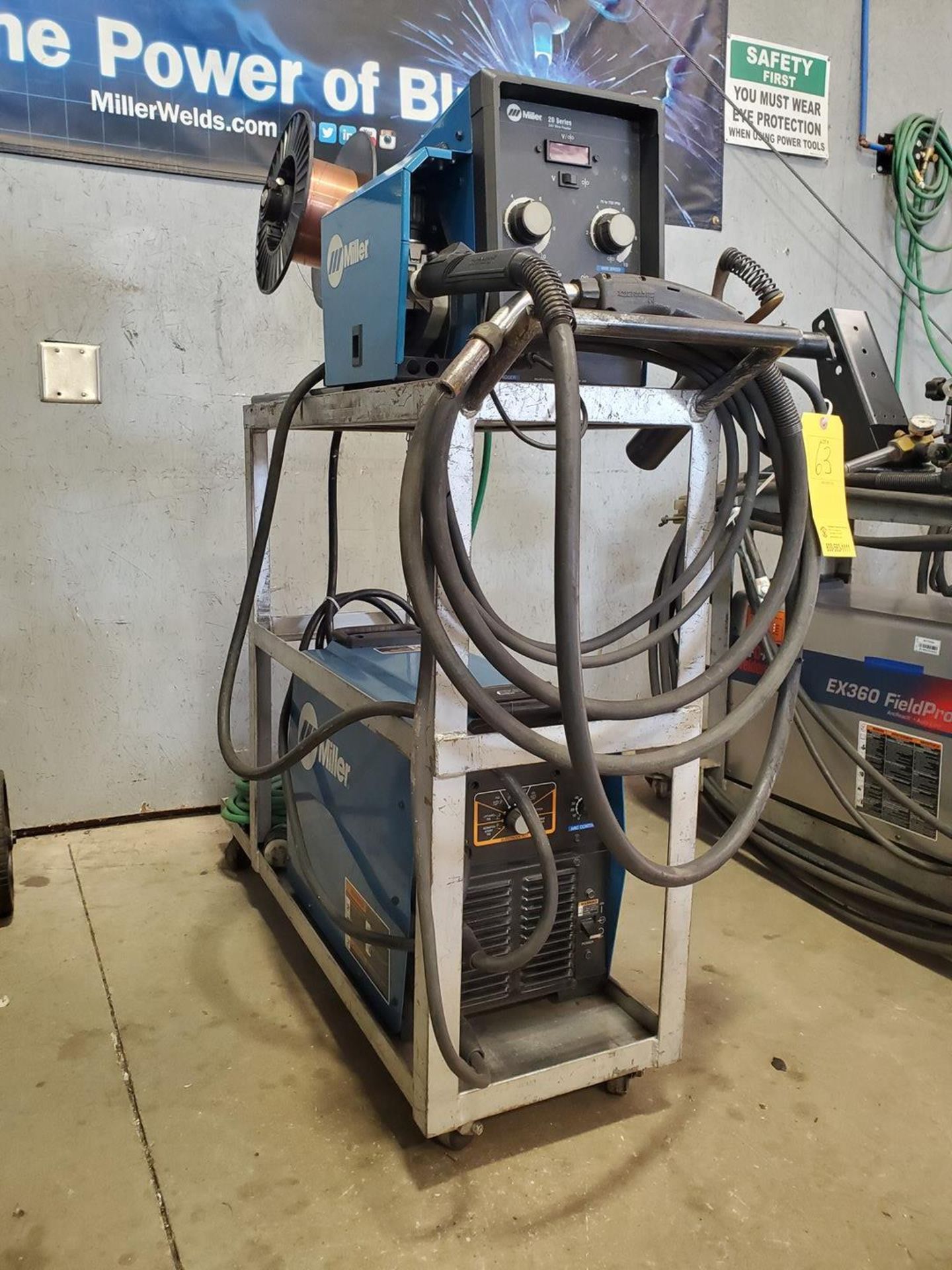 Miller XMT 350 CC/CV Multiprocessing Welder 208-575V, 350A, 1/3PH, 50/60HZ; W/ 20 Series Wire - Image 3 of 8