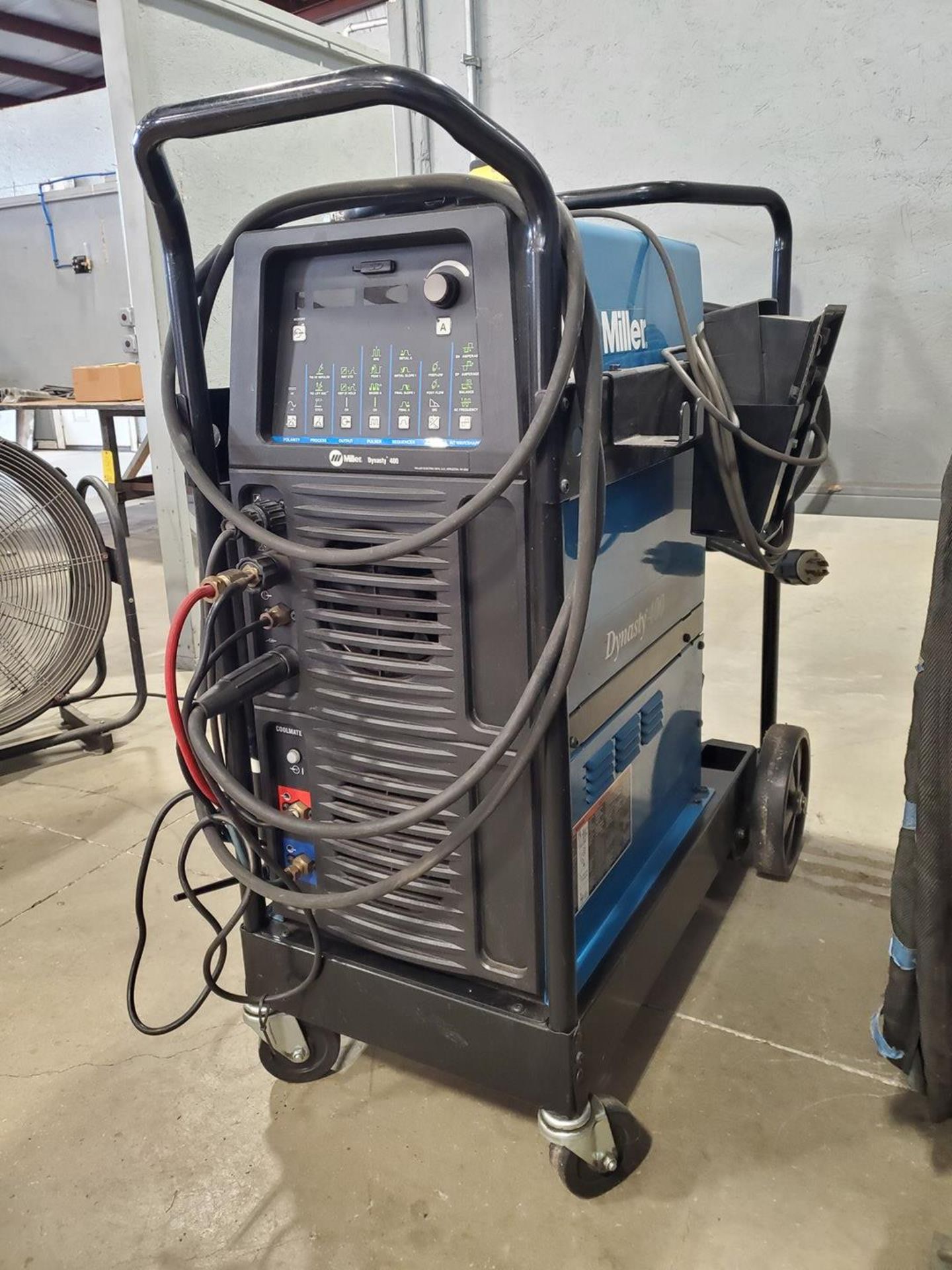 Miller Dynasty 400 AC/DC Tig Welder 208-575V, 400A, 1/3PH, 50/60HZ; W/ Foot Pedal - Image 3 of 9