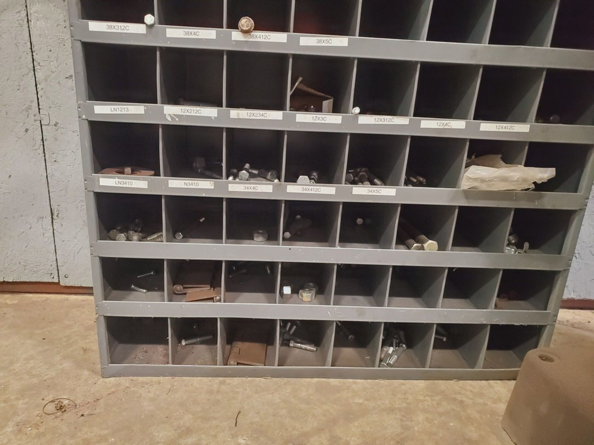 Parts Bin W/ Assorted Hardware Material; W/ 4-Drawer Parts Bin - Image 7 of 11